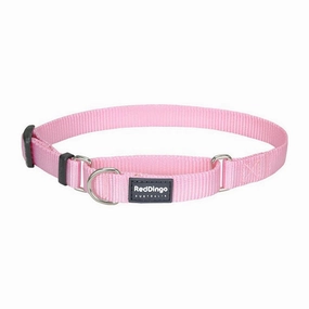 Red Dingo Dog Martingale Collar Pink (15mm x 24-36cm)