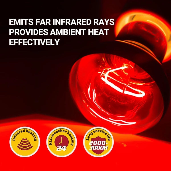 Reptizoo Combo Neodymium Daylight & Nightlight Heat Lamps