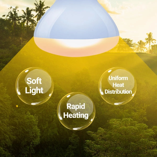 Reptizoo Combo Neodymium Daylight & Nightlight Heat Lamps