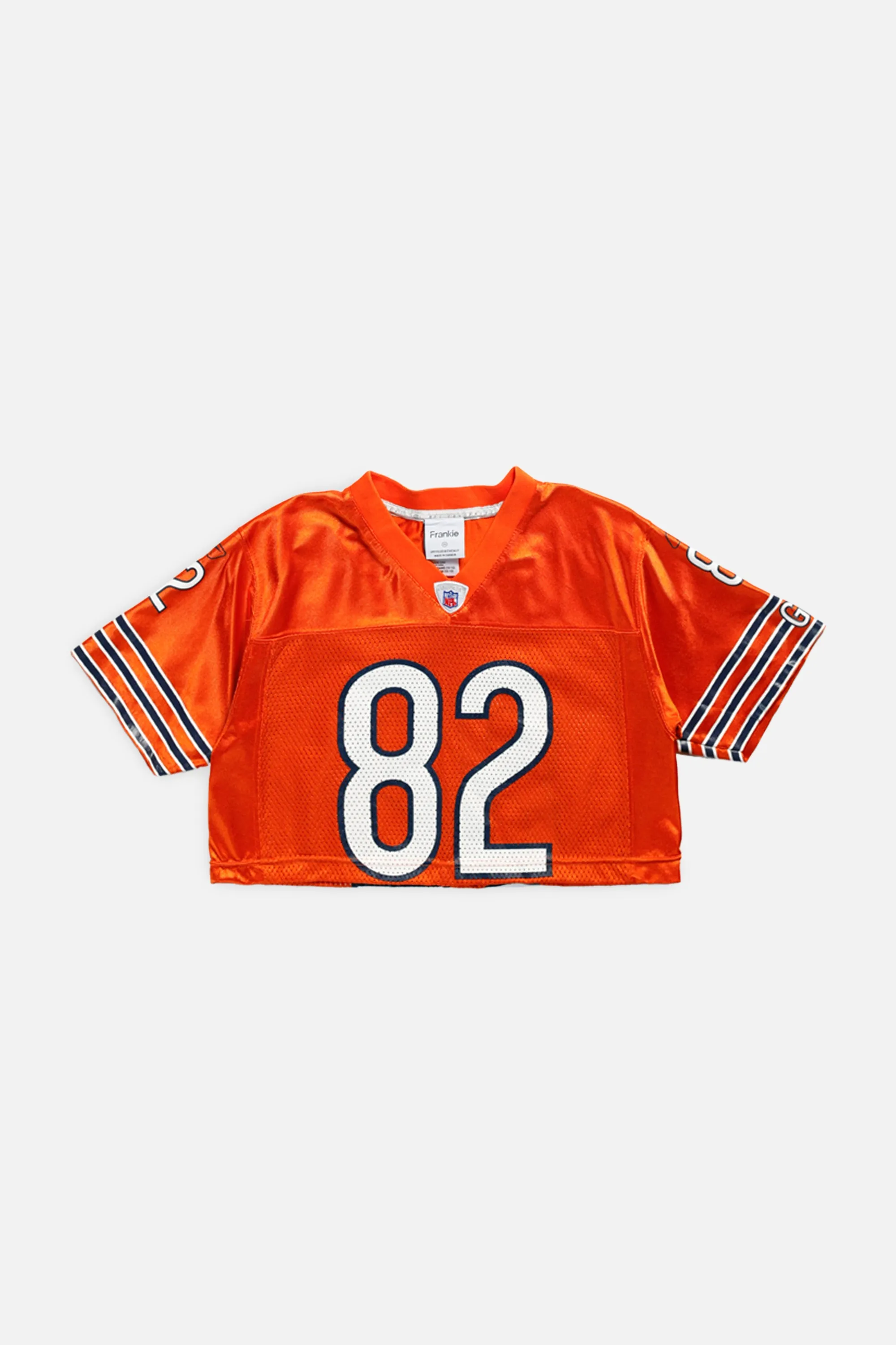Rework Chicago Bears Crop NFL Jersey - XS