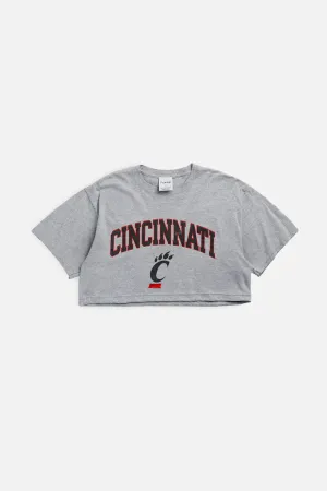 Rework Cincinnati Bearcats NCAA Crop Tee - S