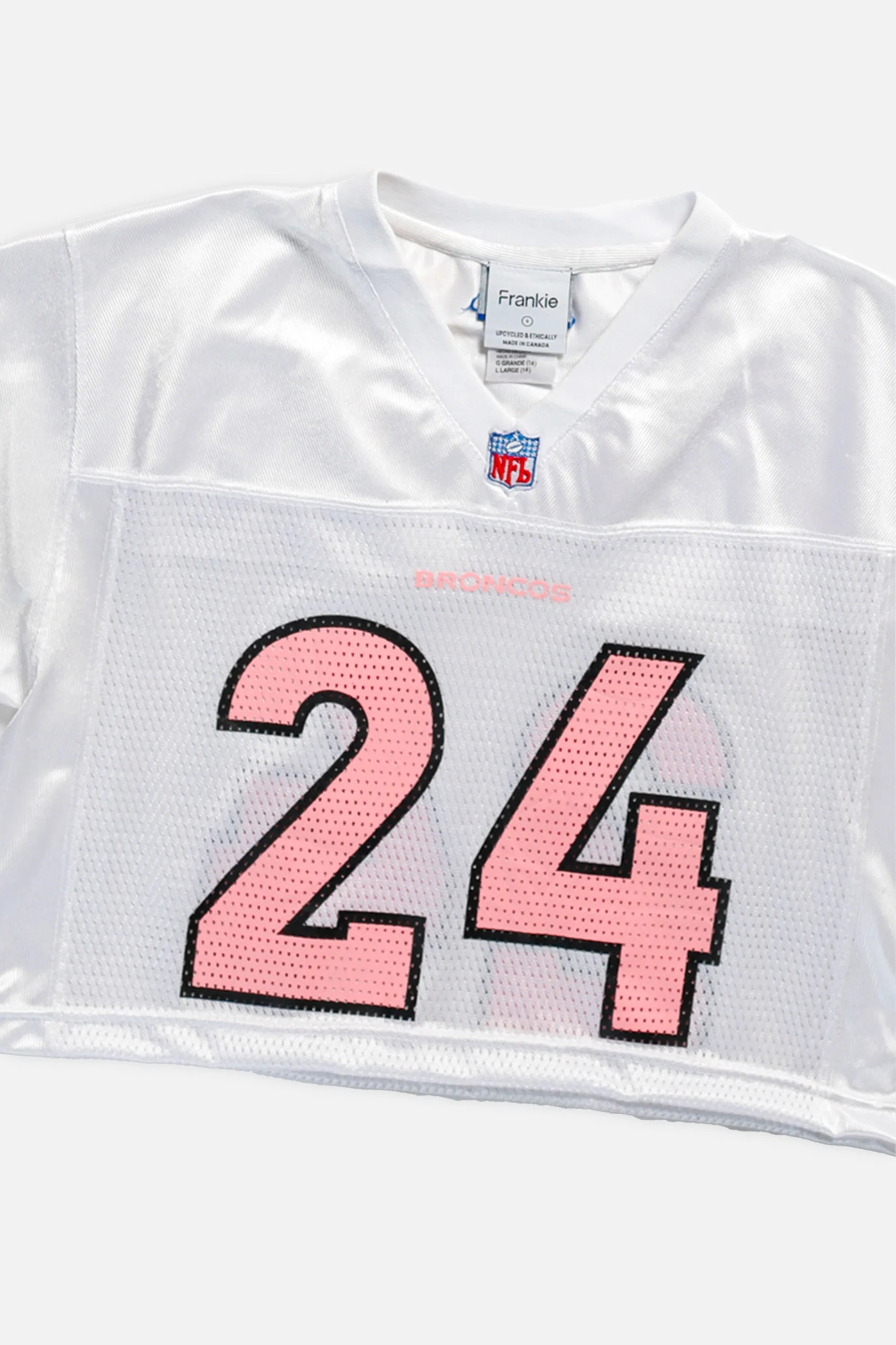 Rework Crop Denver Broncos NFL Jersey - S