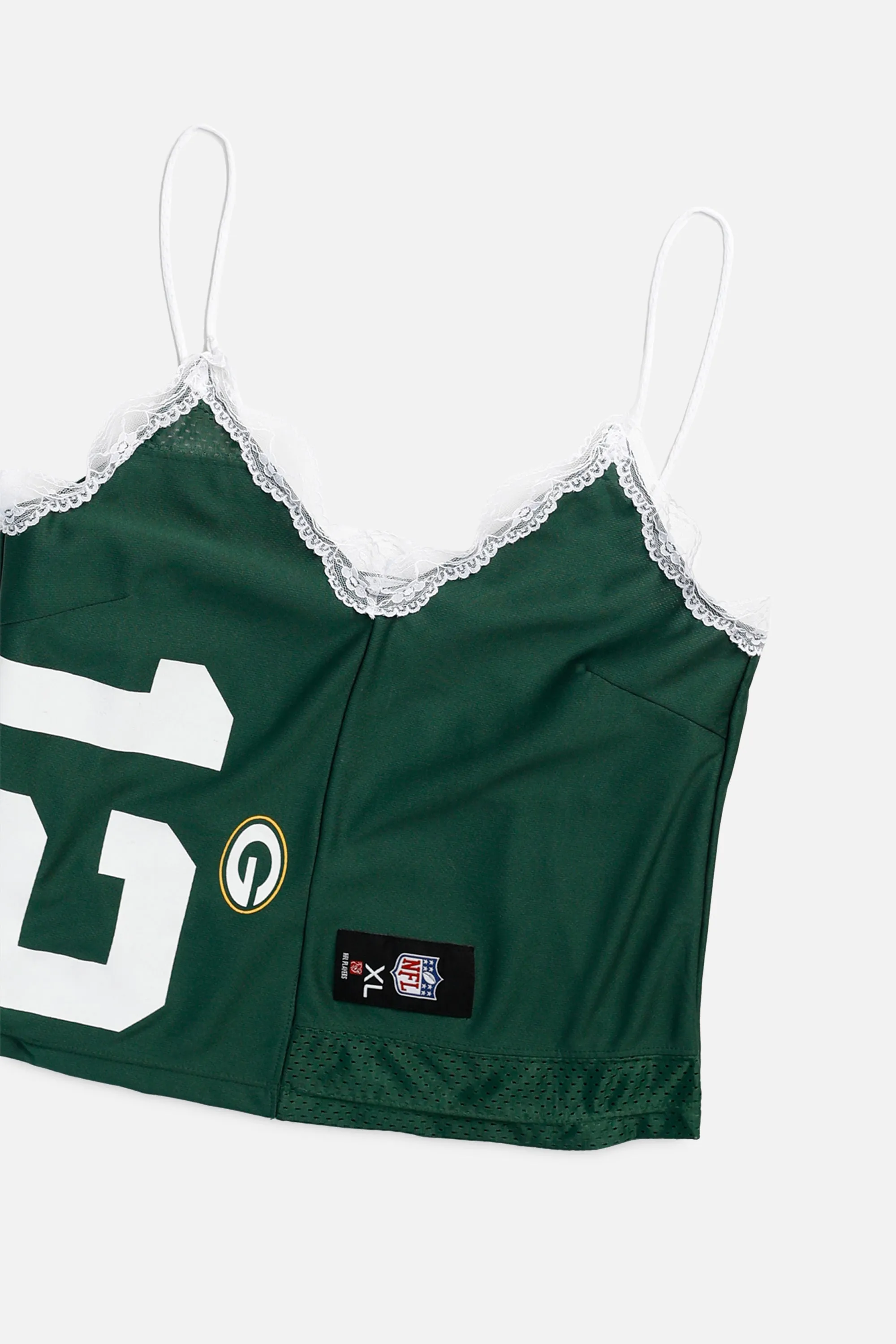 Rework Green Bay Packers Lace Tank - M