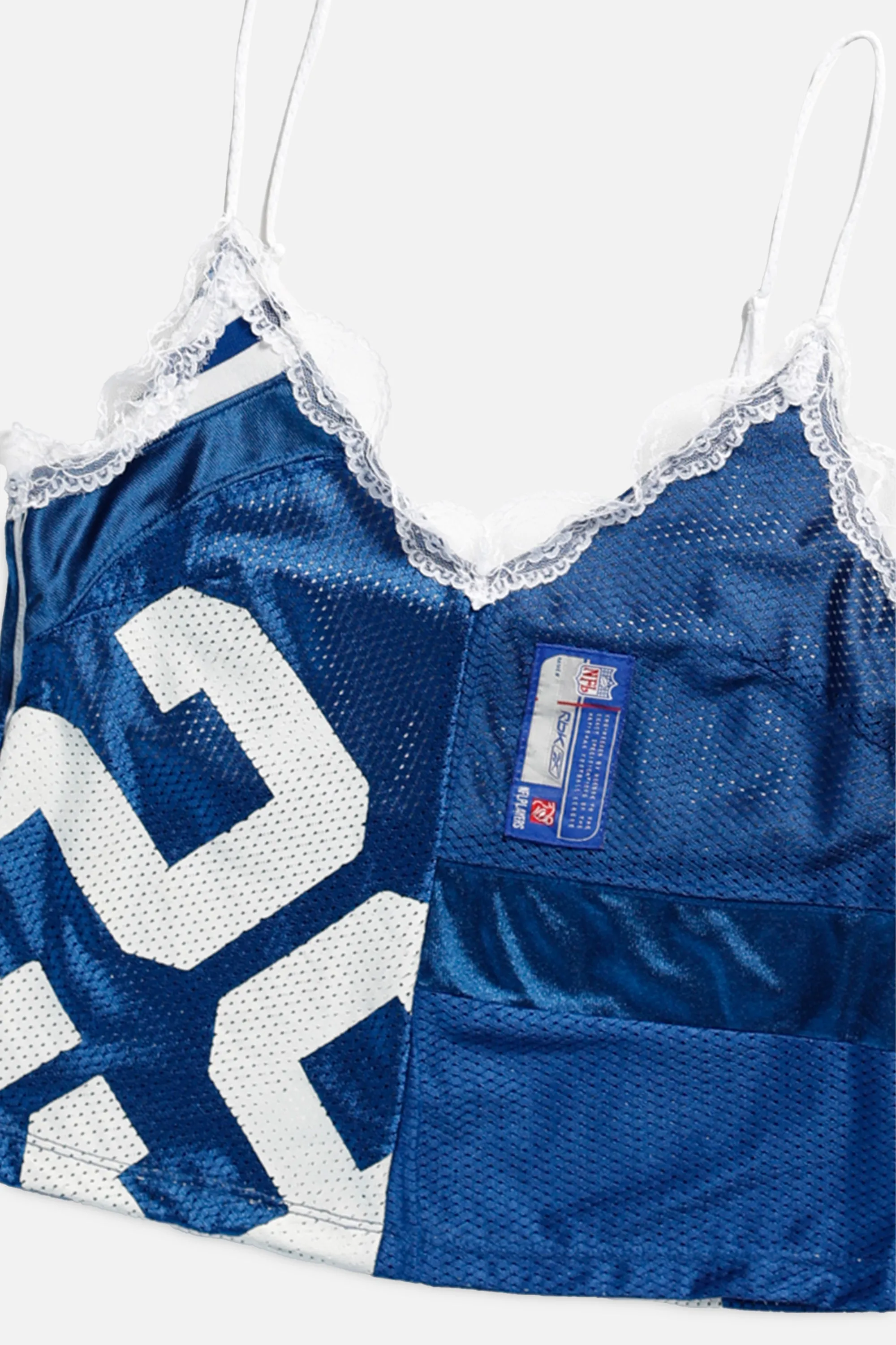 Rework Indianapolis Colts Lace Tank - XS