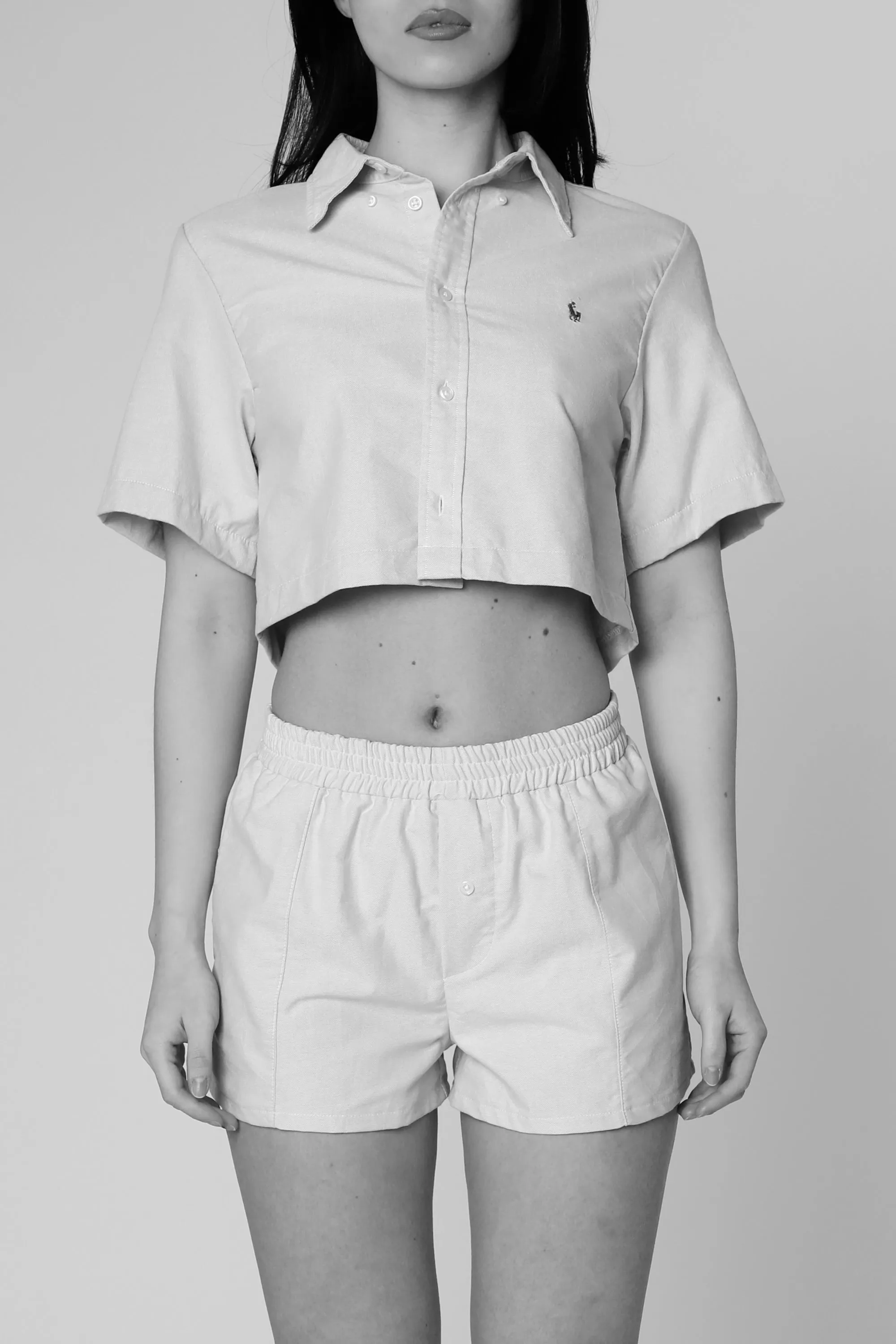 Rework Oxford Shorts Set - L