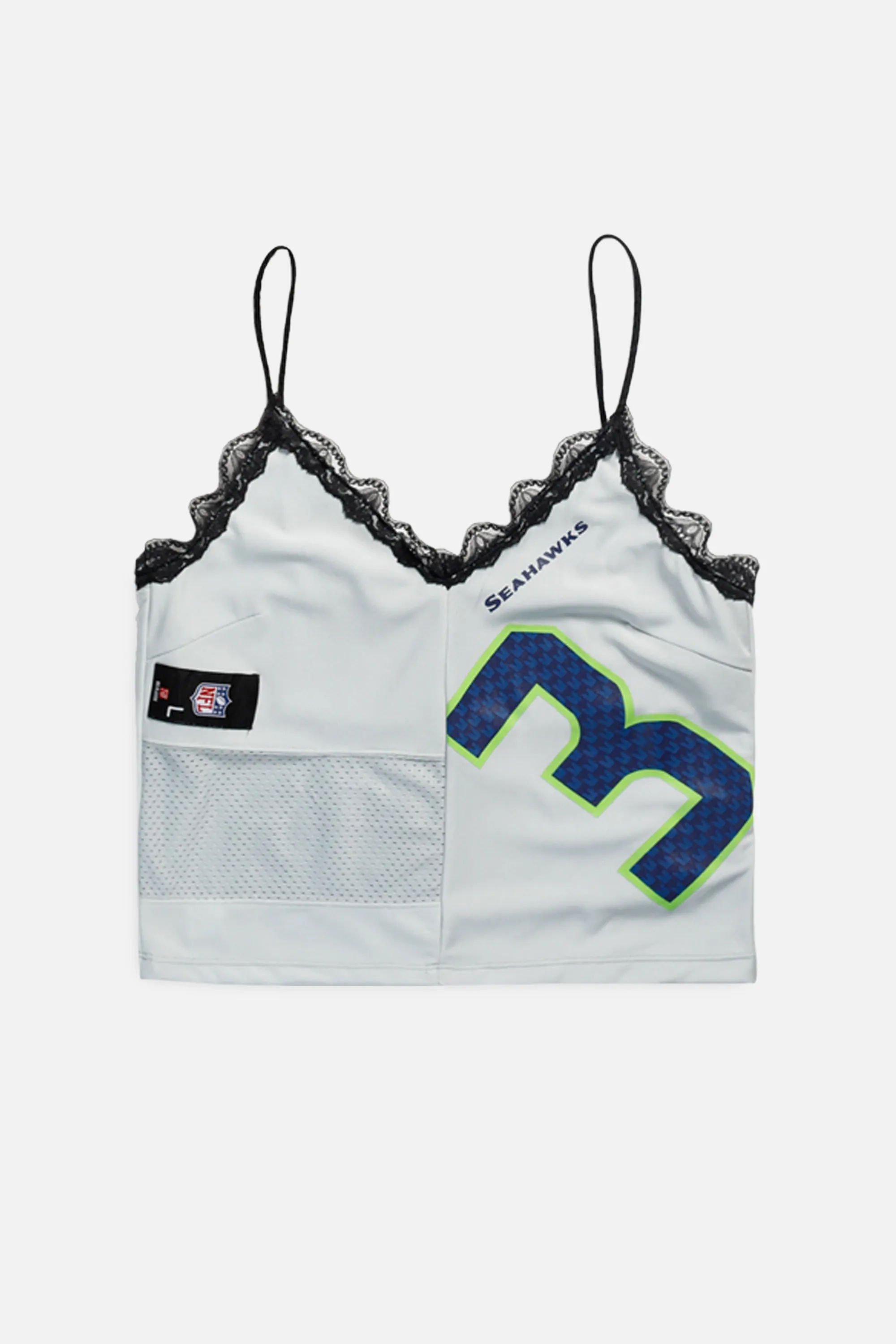 Rework Seattle Seahawks Lace Tank - M