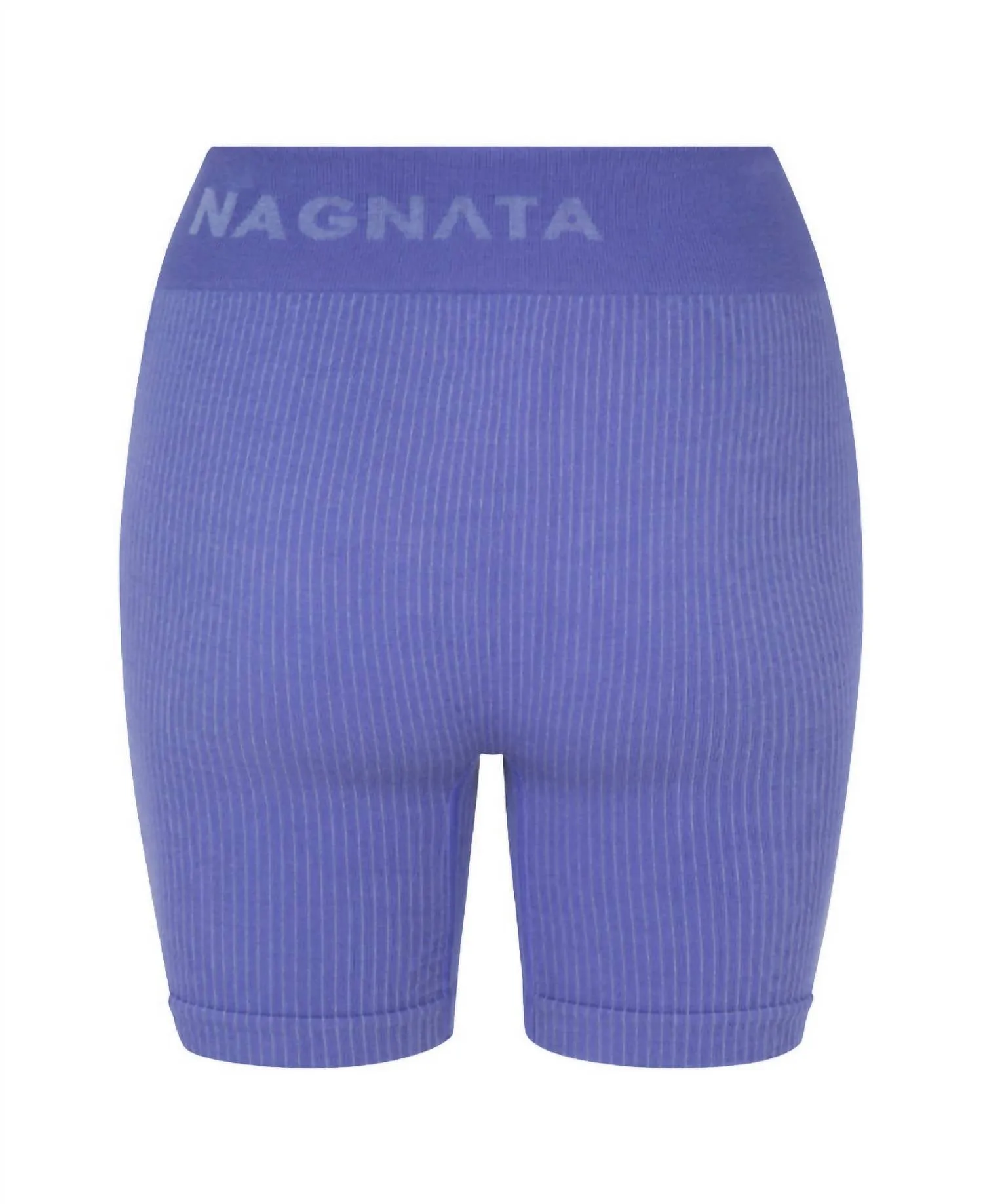 Rib Biker Short In Grapemist