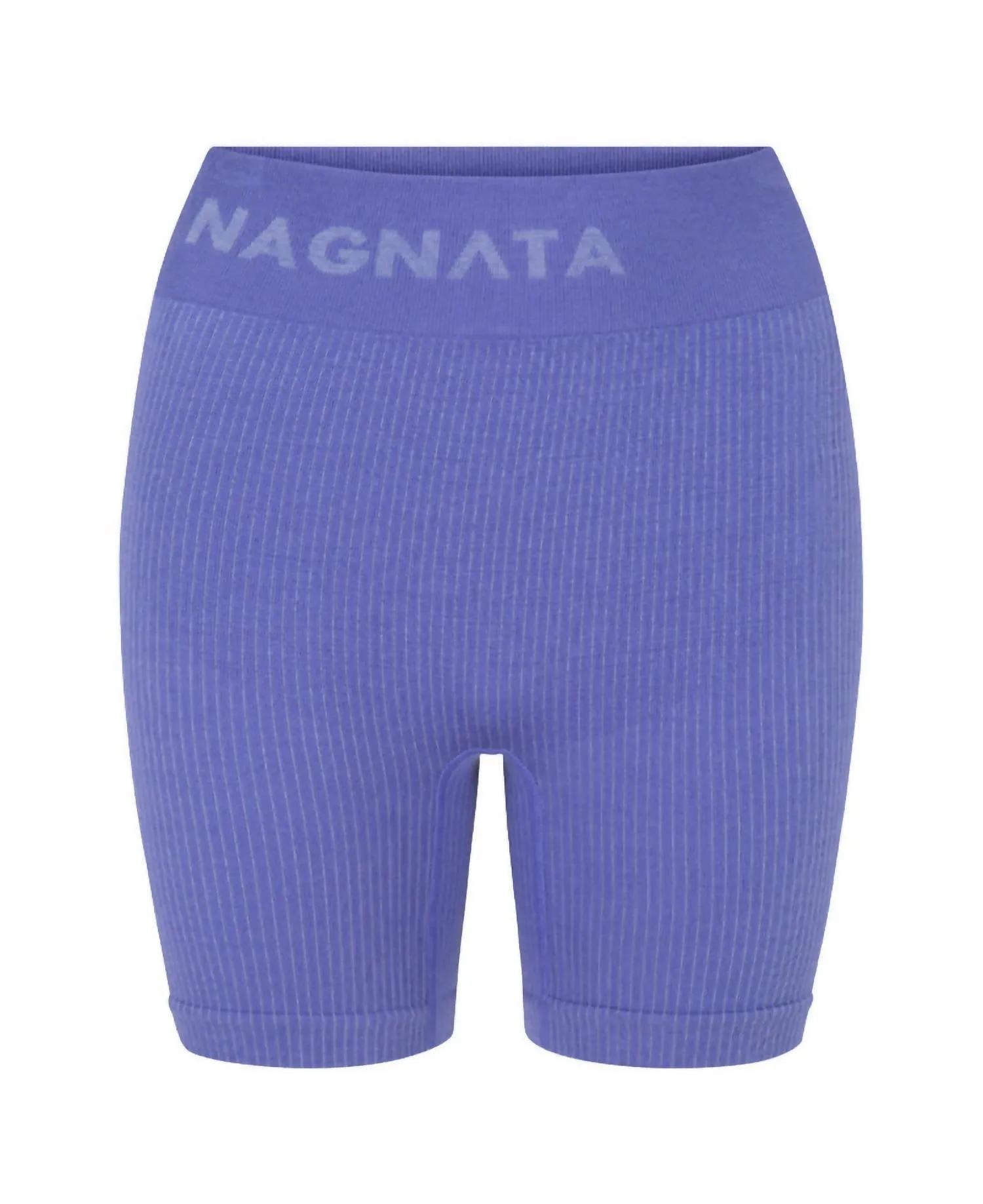 Rib Biker Short In Grapemist