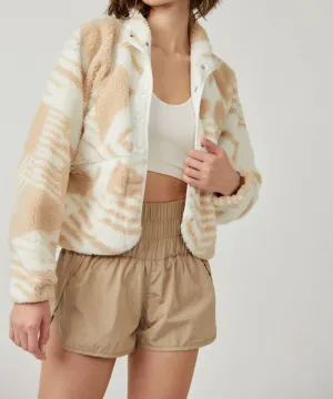 Rocky Ridge Fleece Jacket In Snow Combo