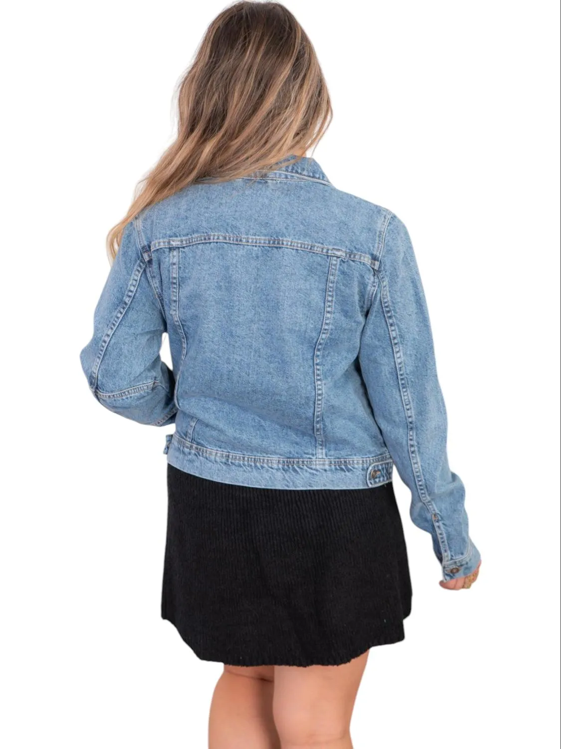 Rumors Denim Jacket In Light Indigo