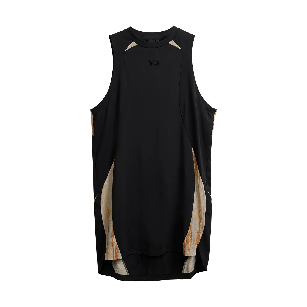 Rust Dye Tank Dress 'Black'