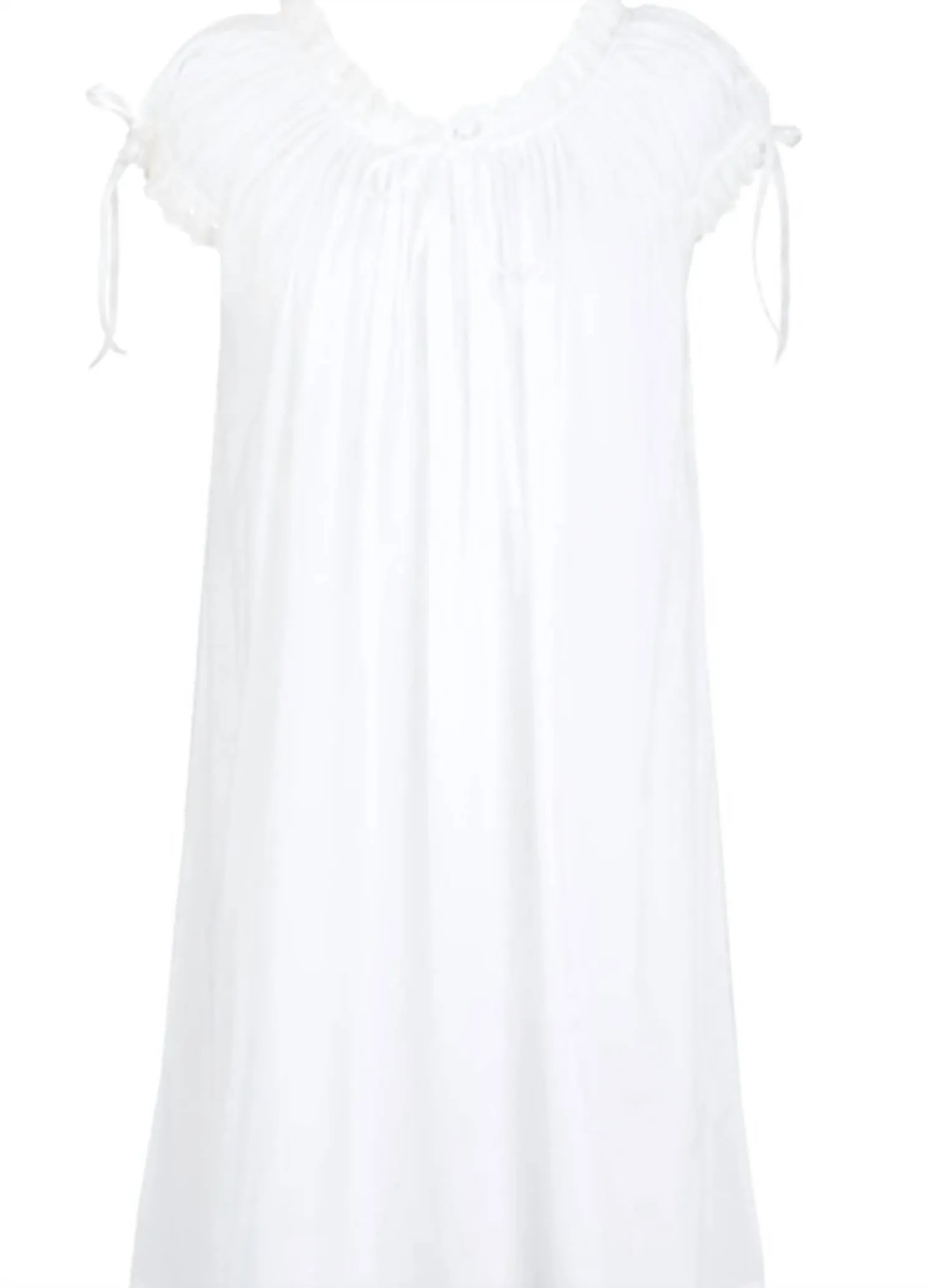 Ruthie Nightgown Dress In White
