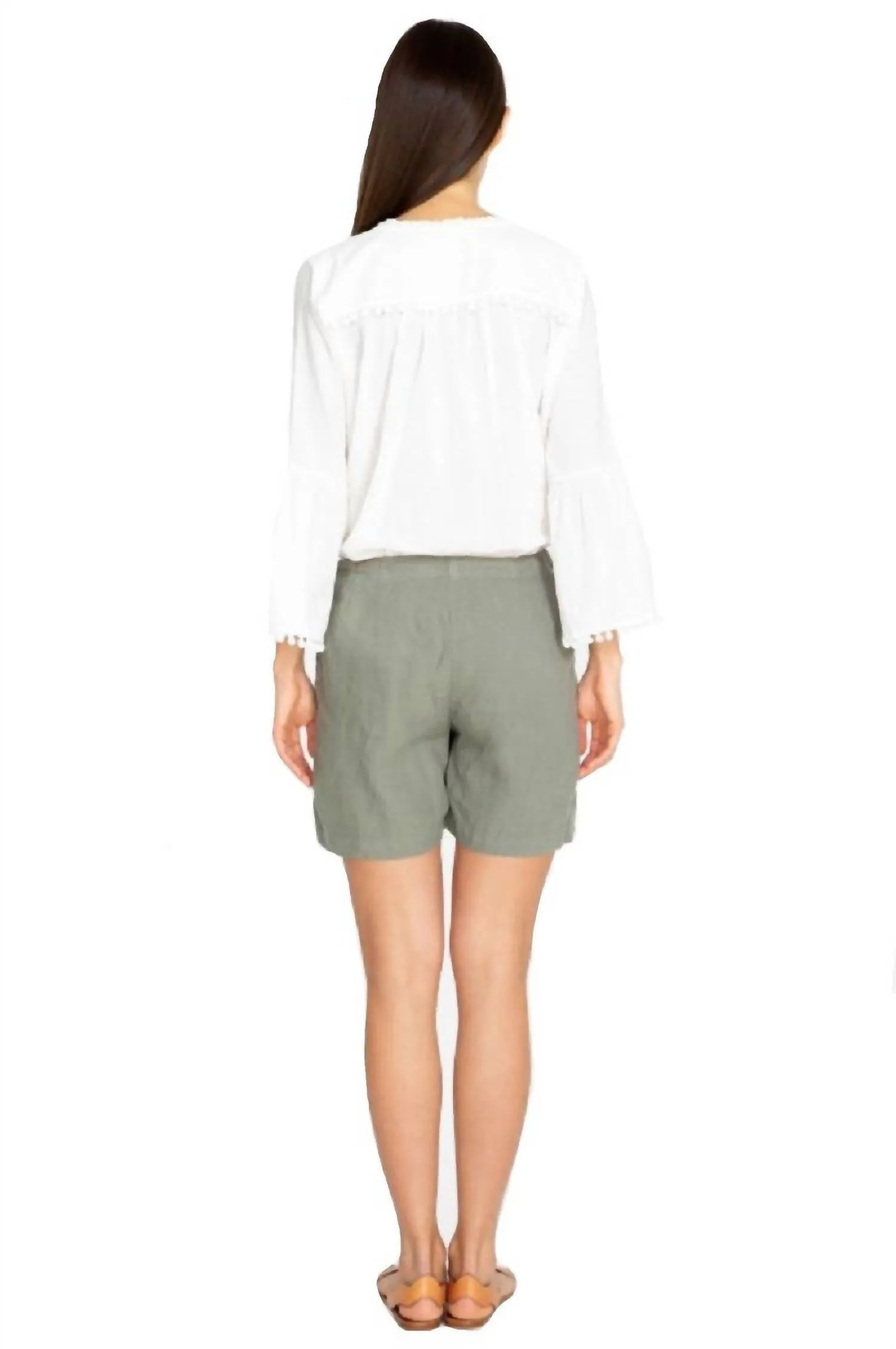 Sabriya Linen Short In Tortoise