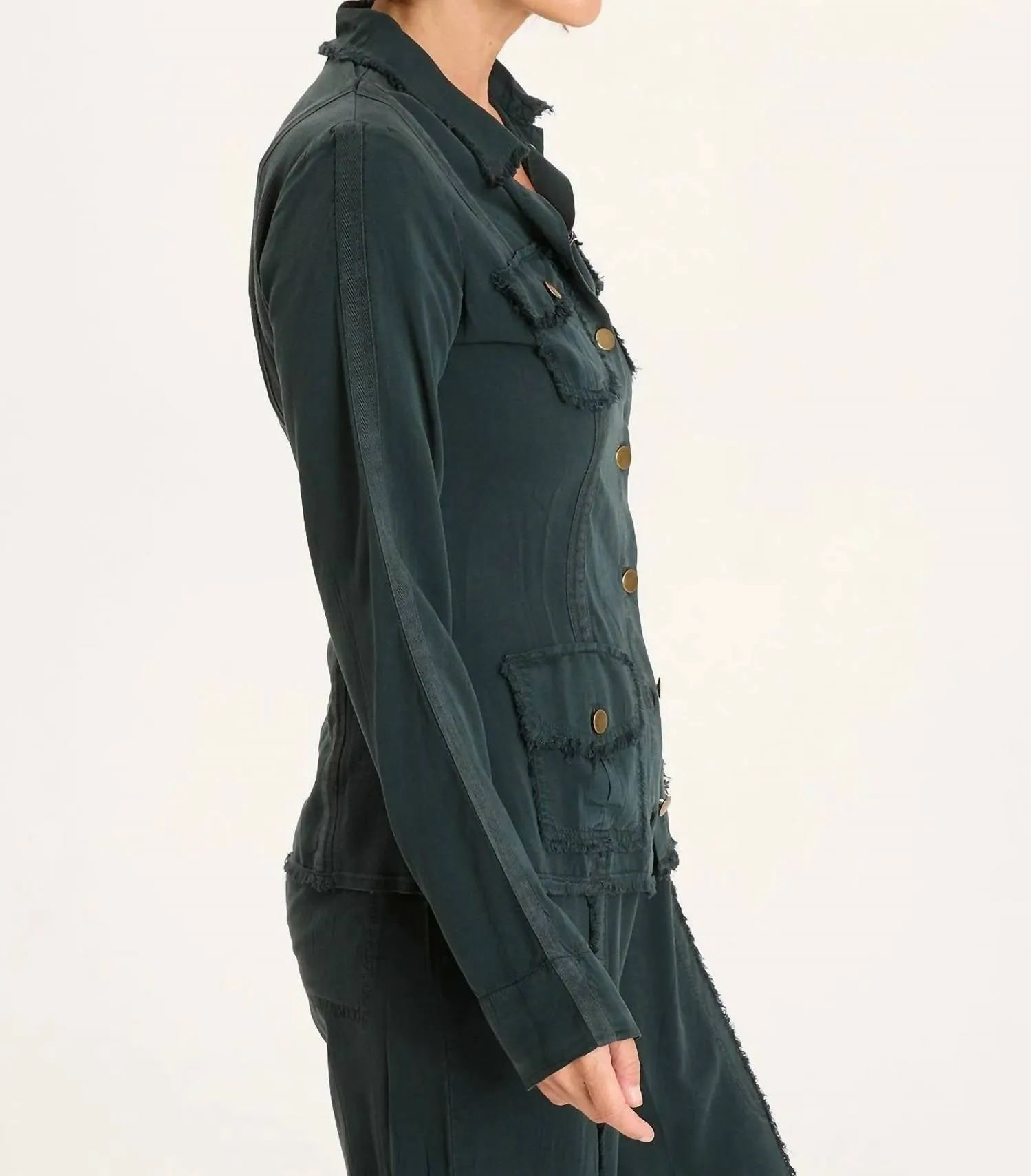 Safari Jacket In Vining Ivy