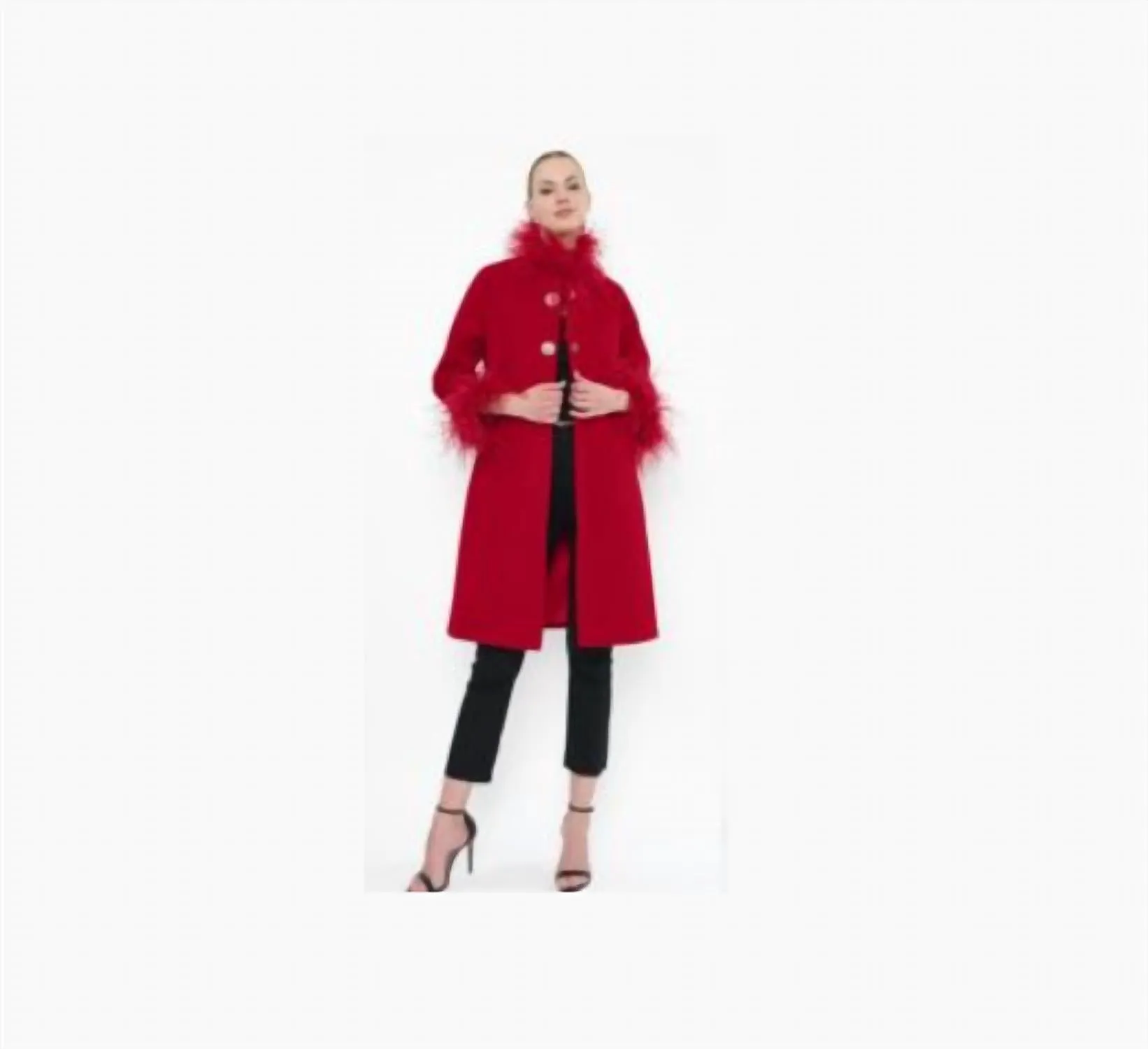 Sahara Coat In Redstone