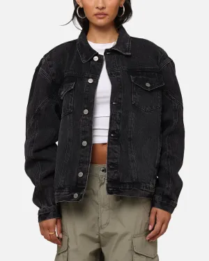 Saint Morta Armoury Denim Jacket Black Shadow