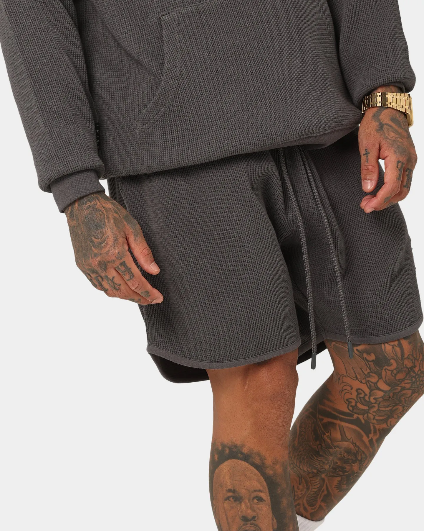 Saint Morta Waffle Shorts Slate