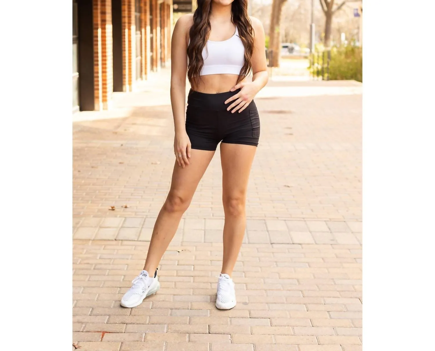 Sasha Pro Biker Short Regular Waistband In Black
