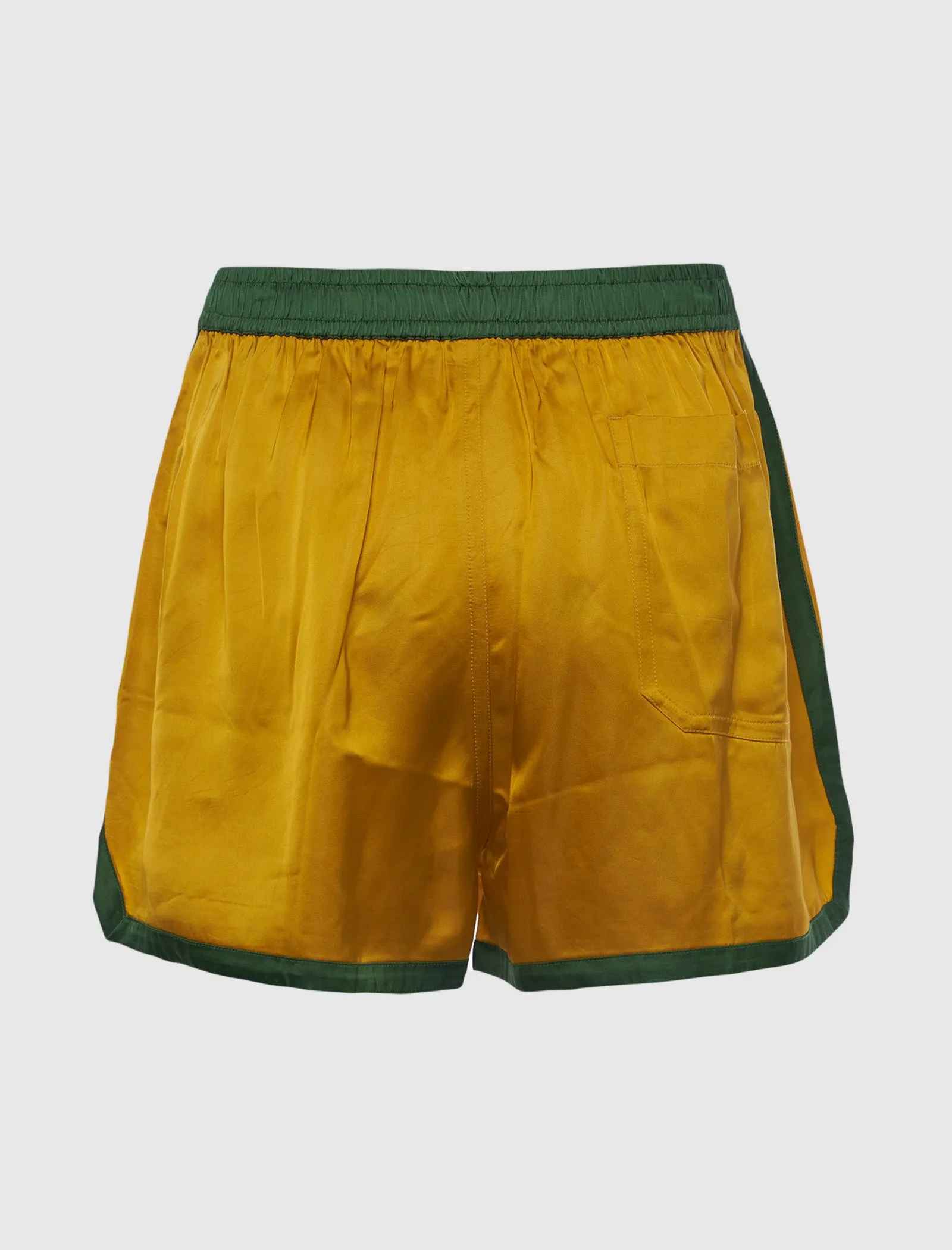 SATIN GYM SHORTS