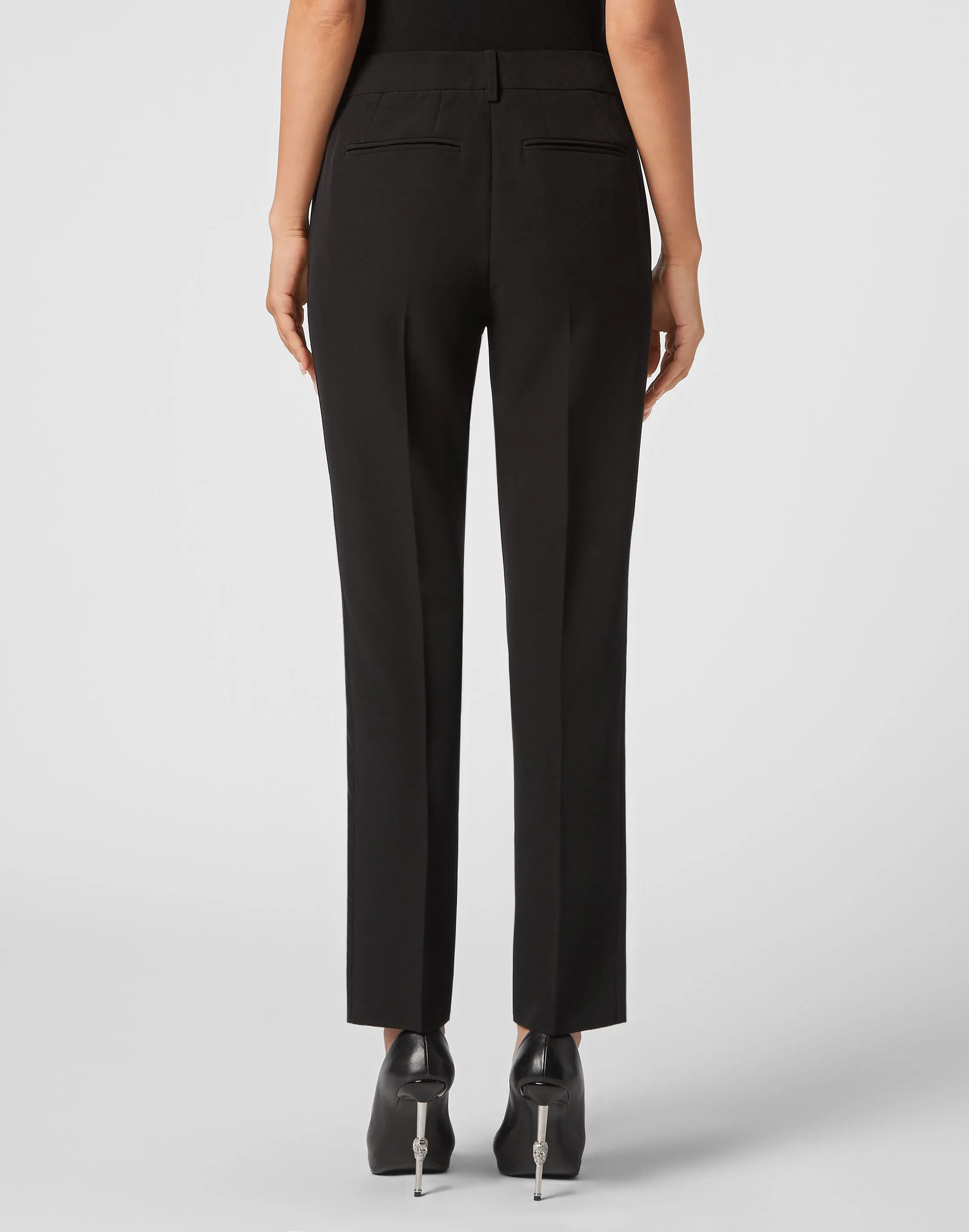 Satin Office Trousers