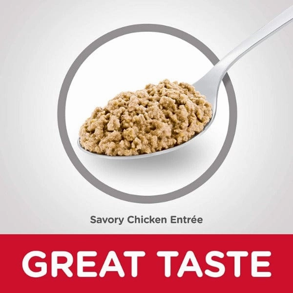 Science Diet Savory Chicken Entree Adult 7  Canned Cat Food, 5.5oz