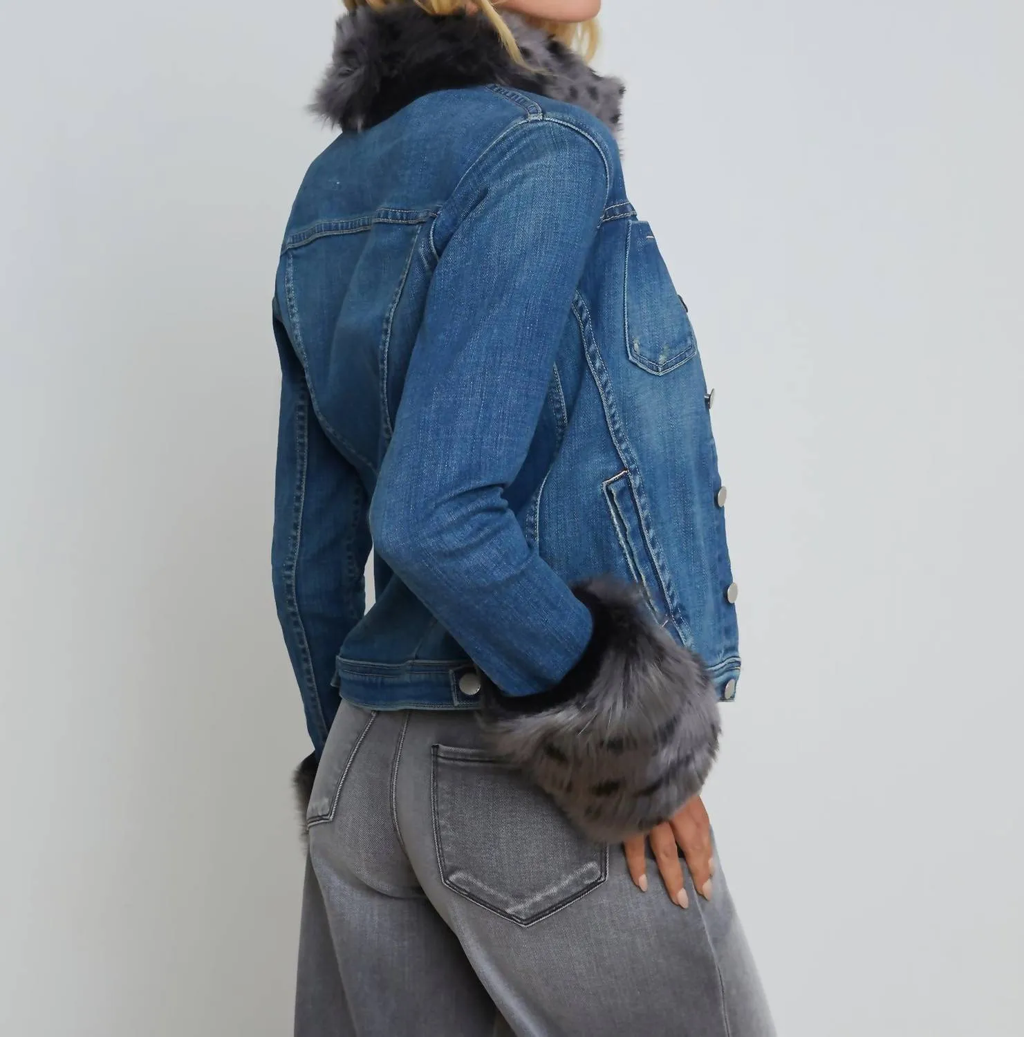 Shea Shearling Jacket In Authentique