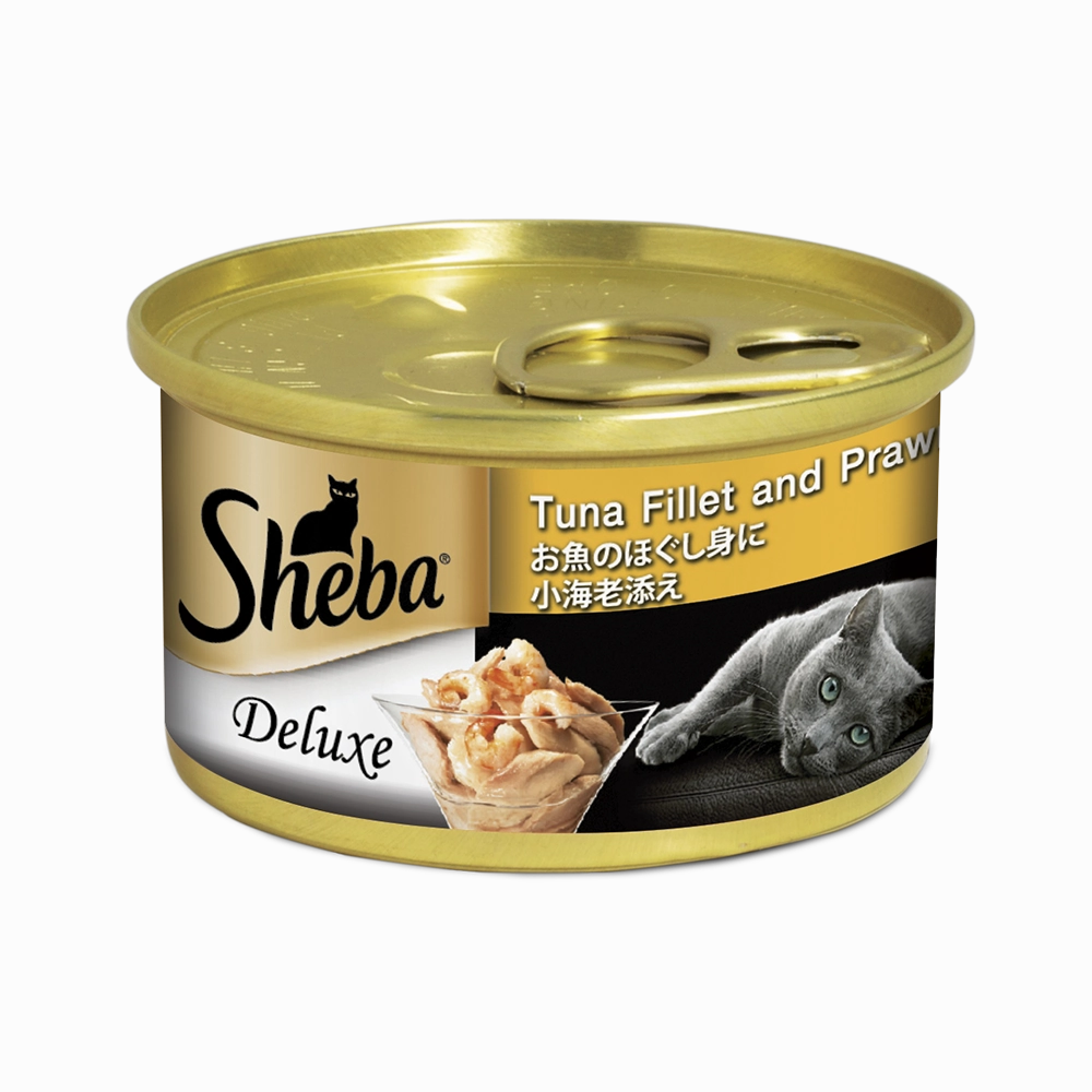 Sheba Tuna with Prawn in Jelly 85g