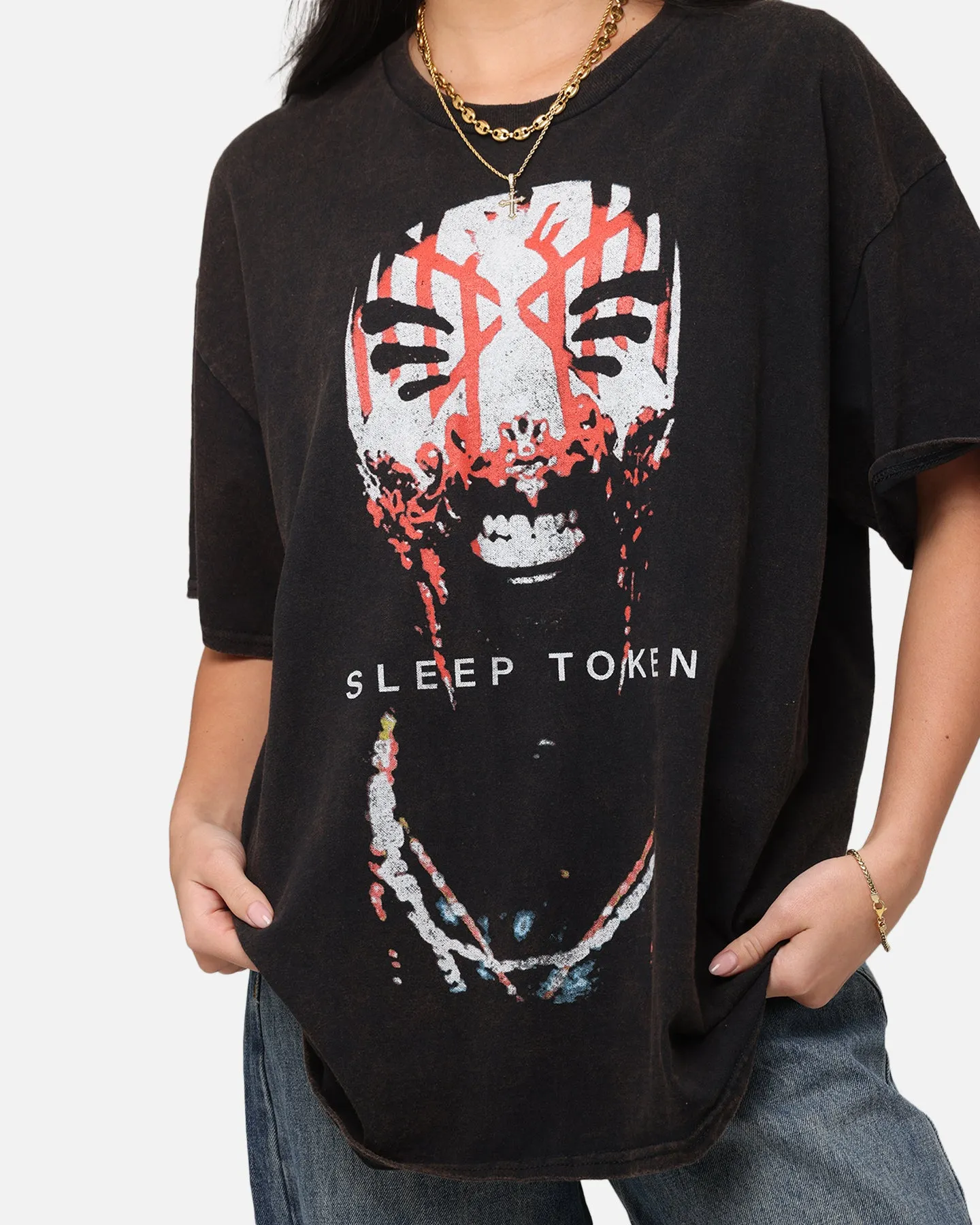 Sleep Token Vessel Vintage T-Shirt Black Vintage