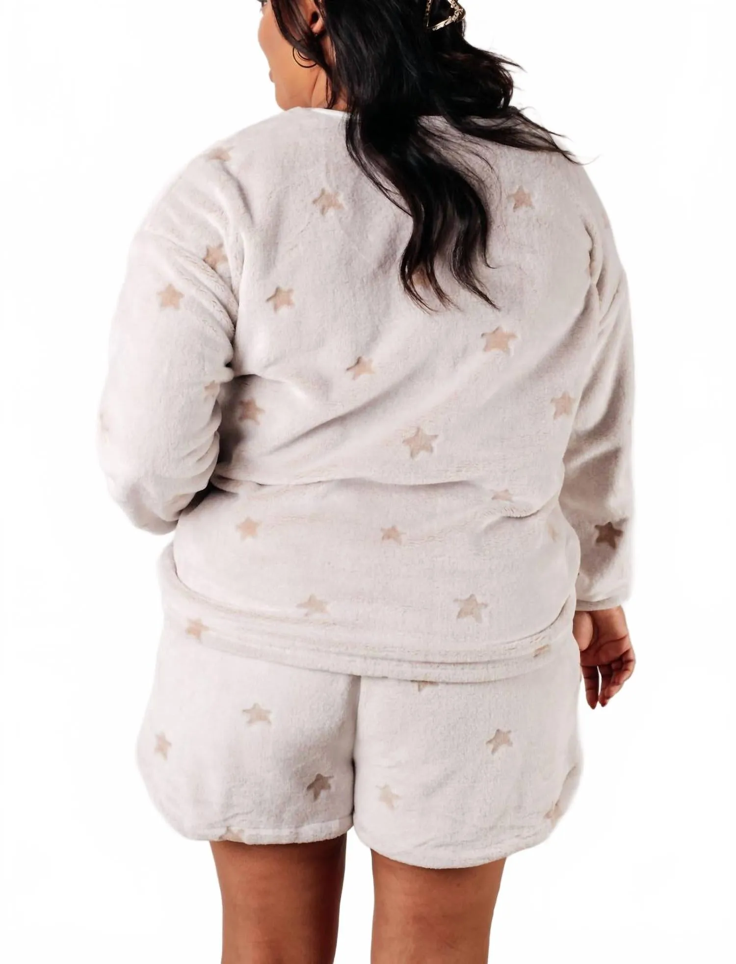Stars At Night Loungewear Set In Taupe