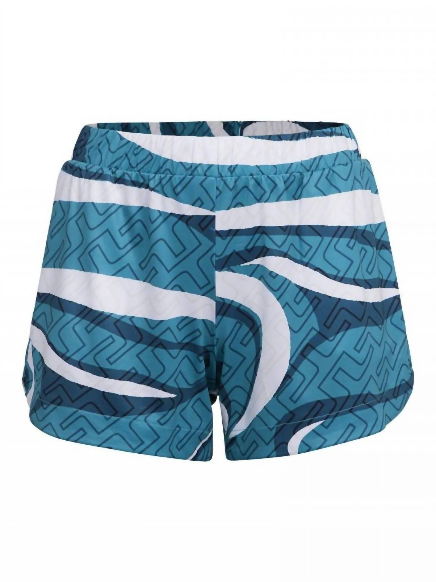 Stella Print Short In Swirl Bridge Monogram