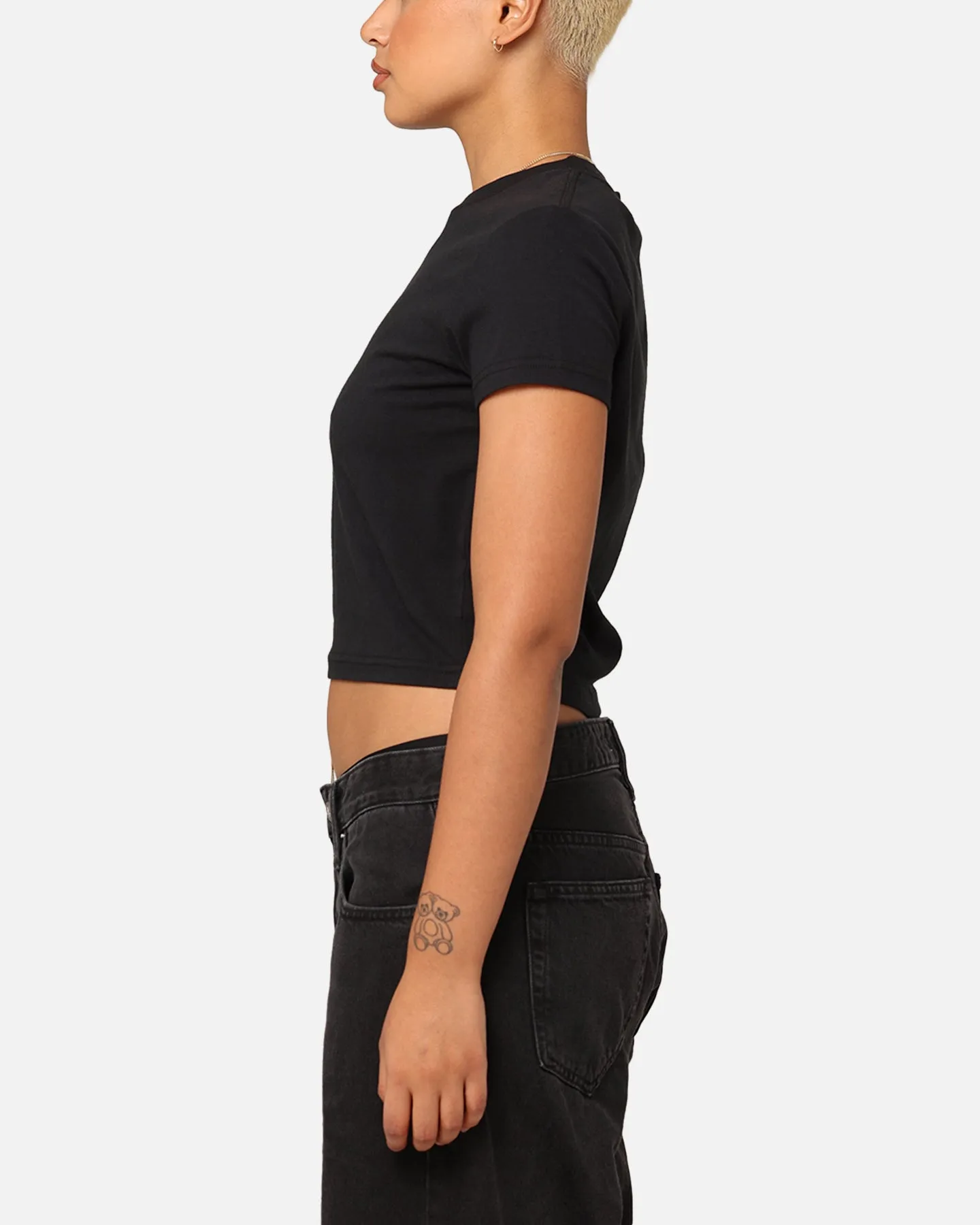 Stssy Women's Ladybug Slim T-Shirt Black
