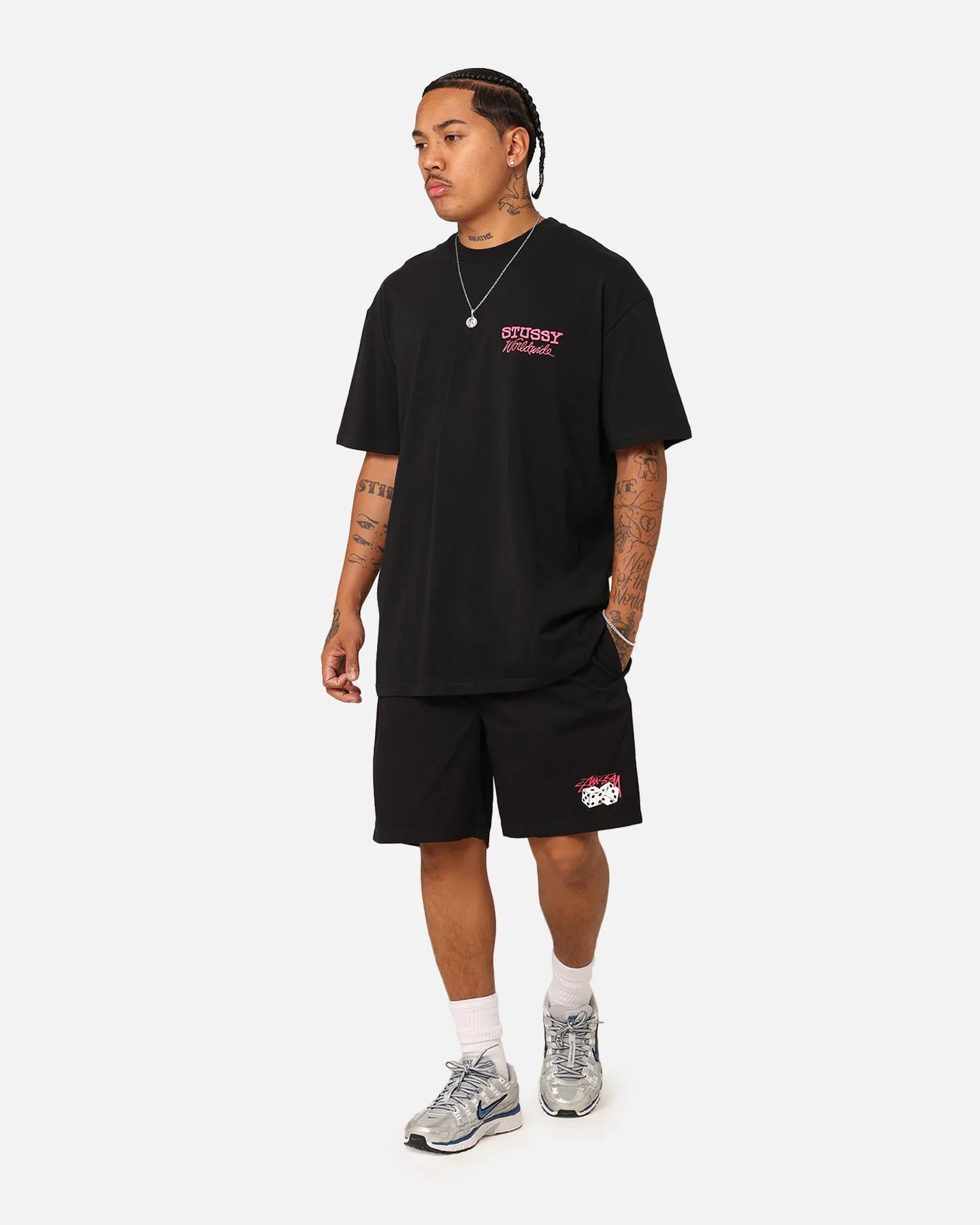 Stussy Designs Dice Beach Shorts Black