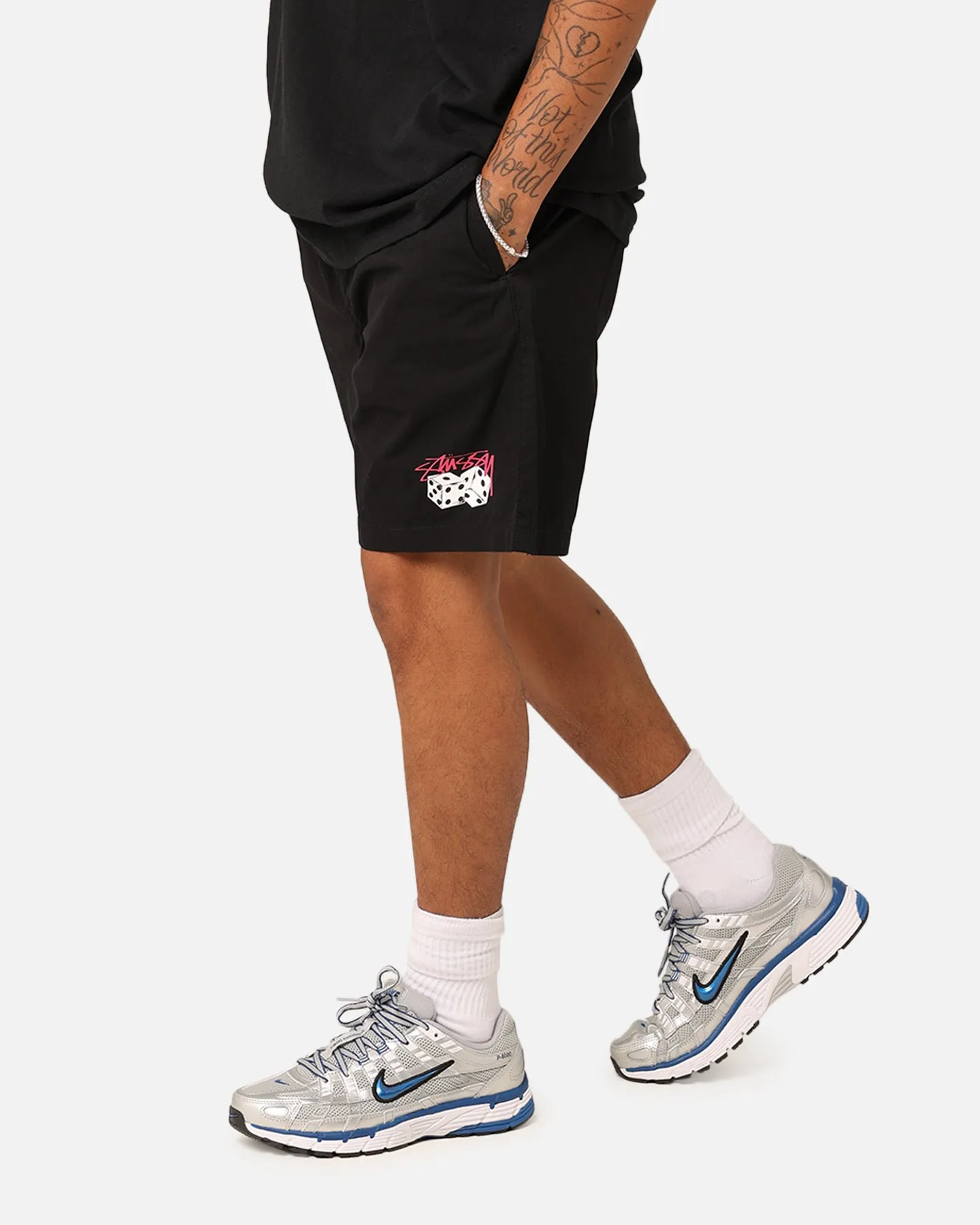 Stussy Designs Dice Beach Shorts Black