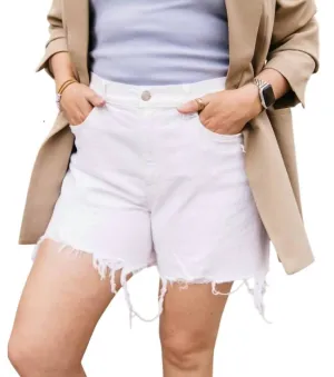 Sundaze High Rise Short In Marshmallow