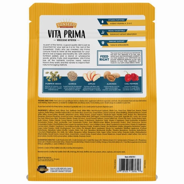 Sunseed Vita Prima Conure Food