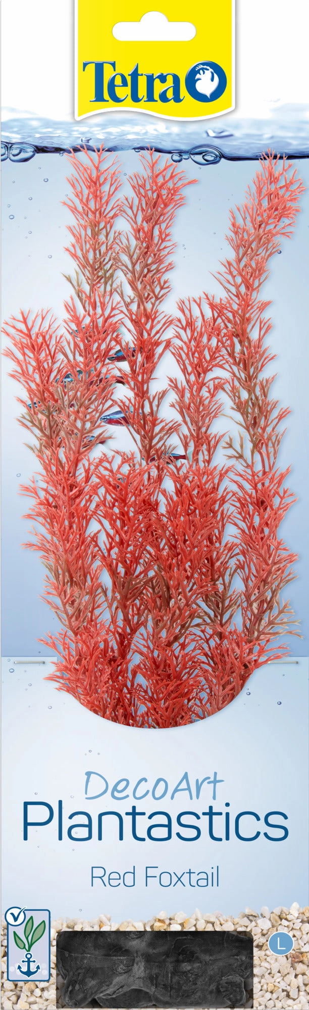 Tetra - Foxtail Red DecoArt Plant (Large)