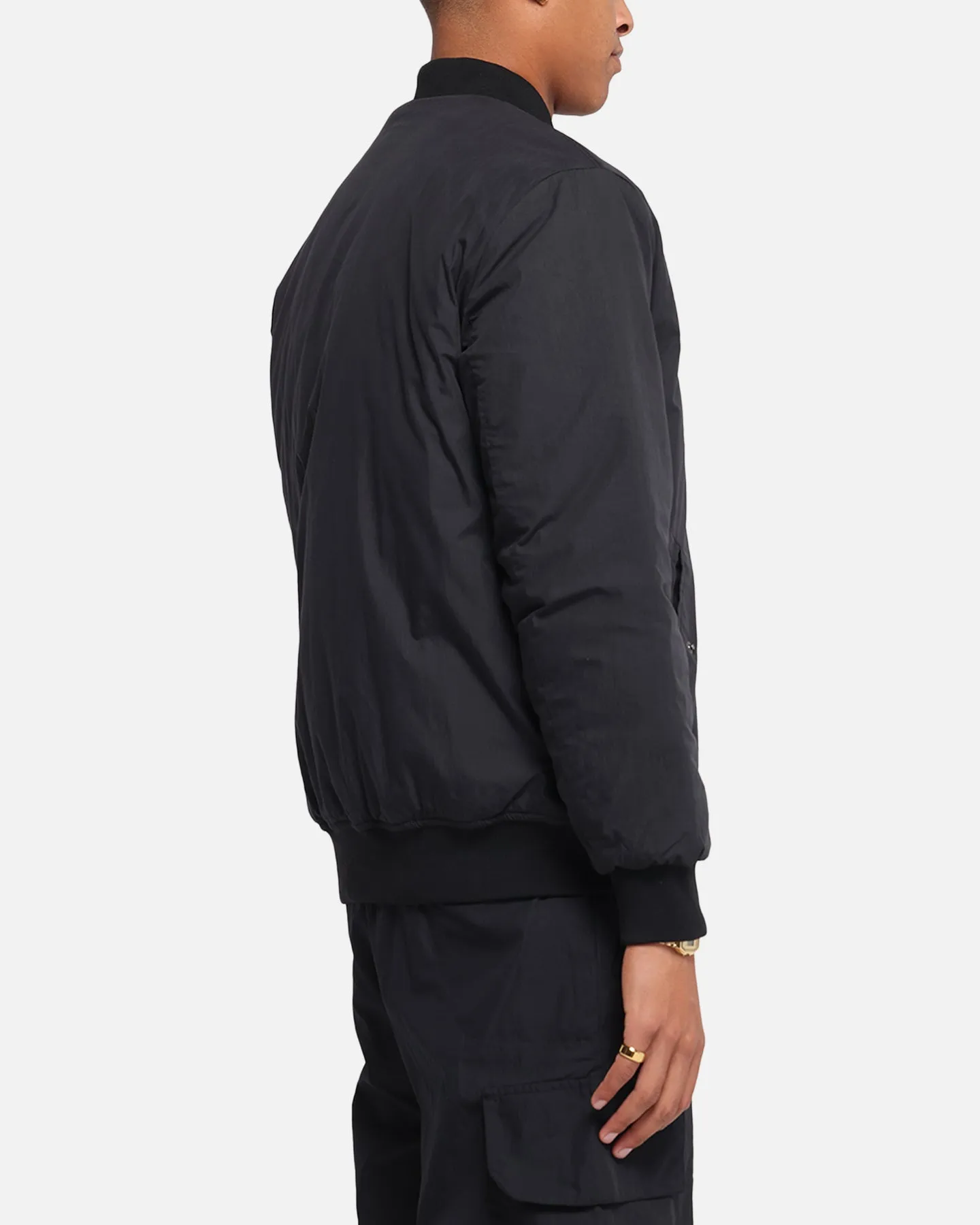 The Anti Order Anti Essential Oversized Bomber Jacket Black