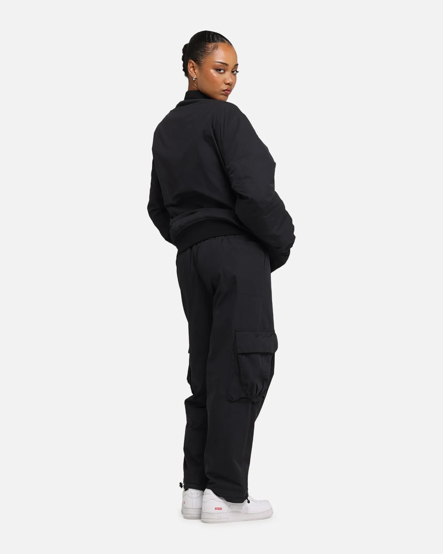 The Anti Order Anti Essential Oversized Bomber Jacket Black