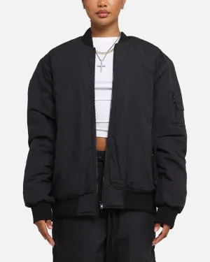 The Anti Order Anti Essential Oversized Bomber Jacket Black