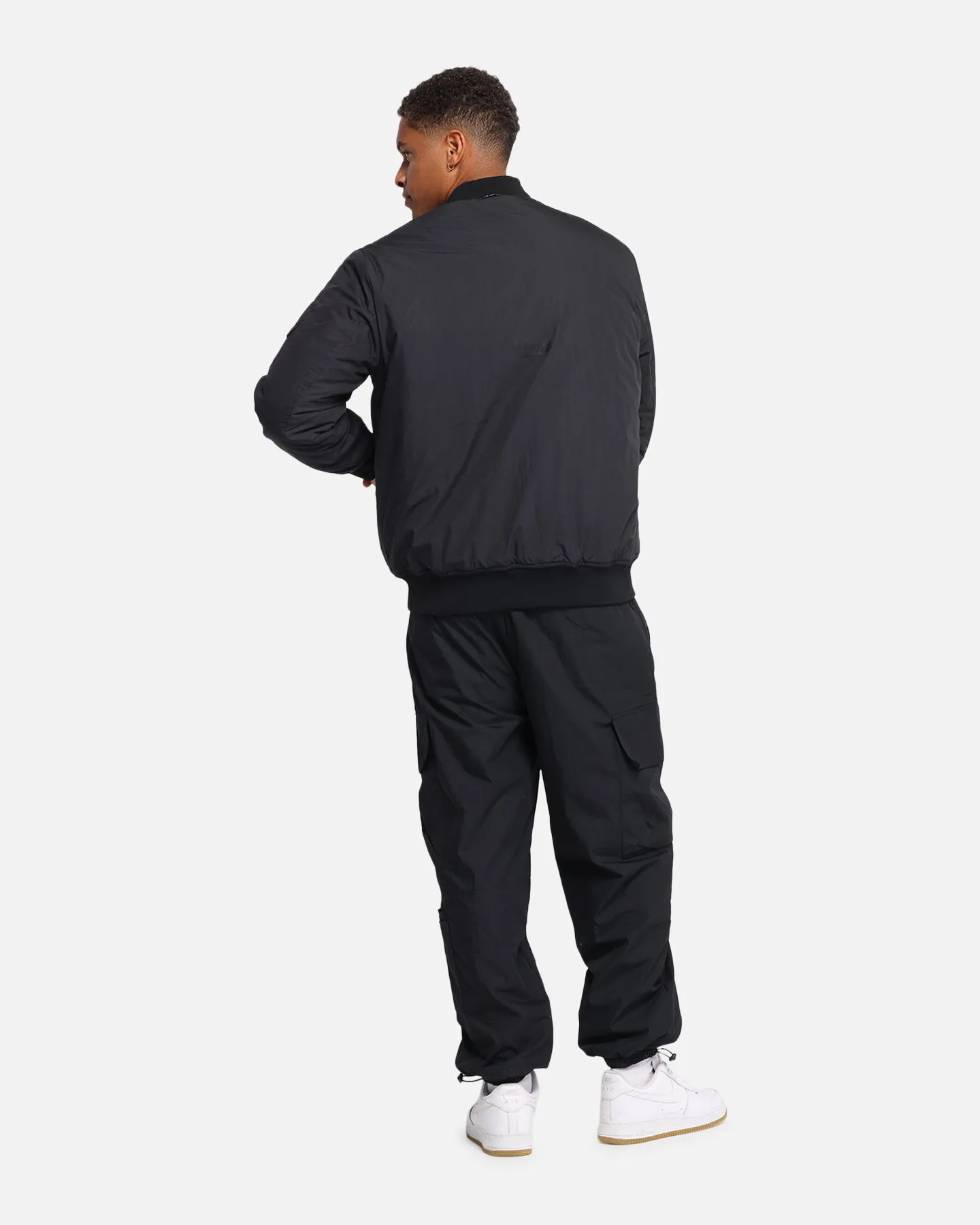 The Anti Order Anti Essential Oversized Bomber Jacket Black