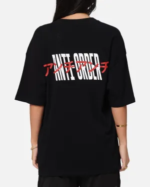 The Anti Order Junya Drop Shoulder T-Shirt Black