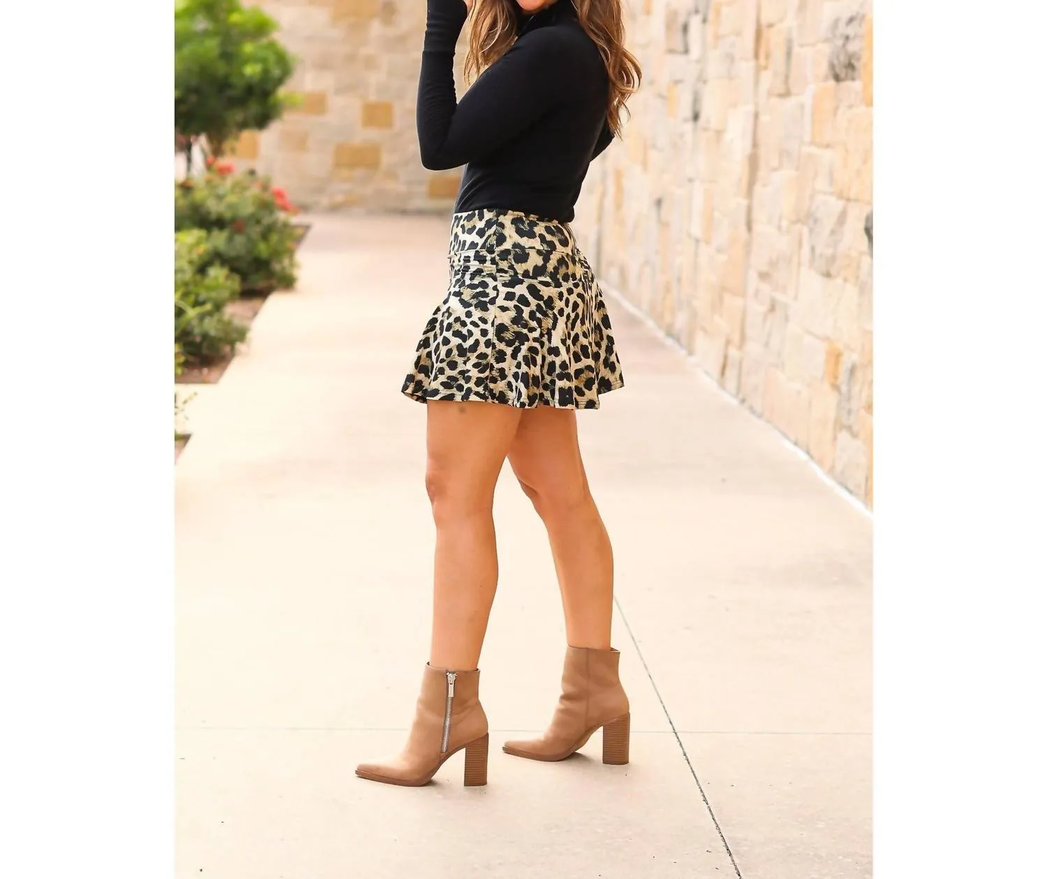 The Kylie Skort In Leopard