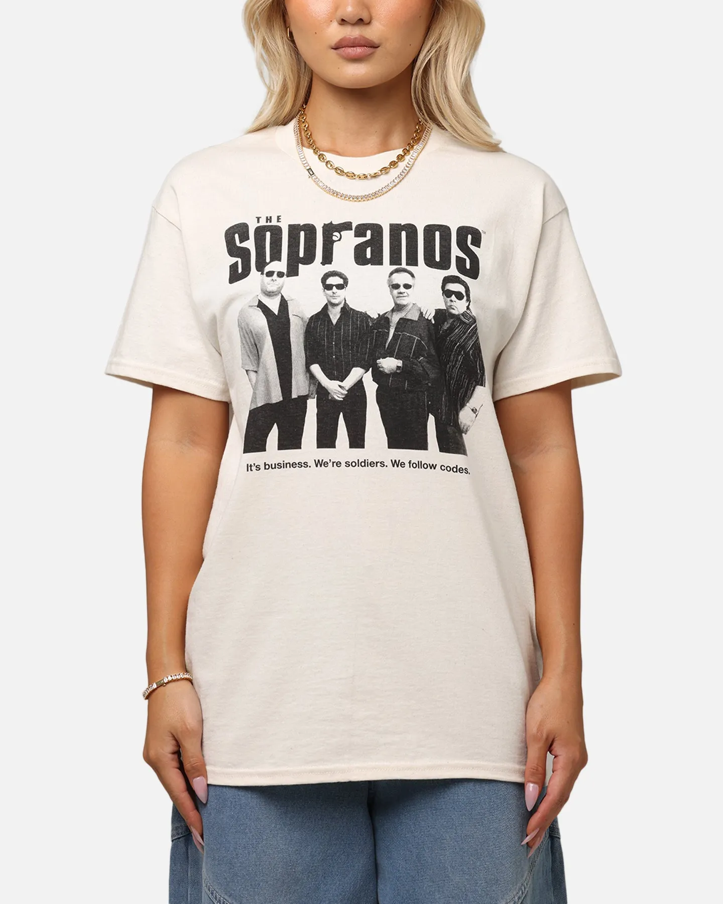 The Sopranos It's Business T-Shirt Off White