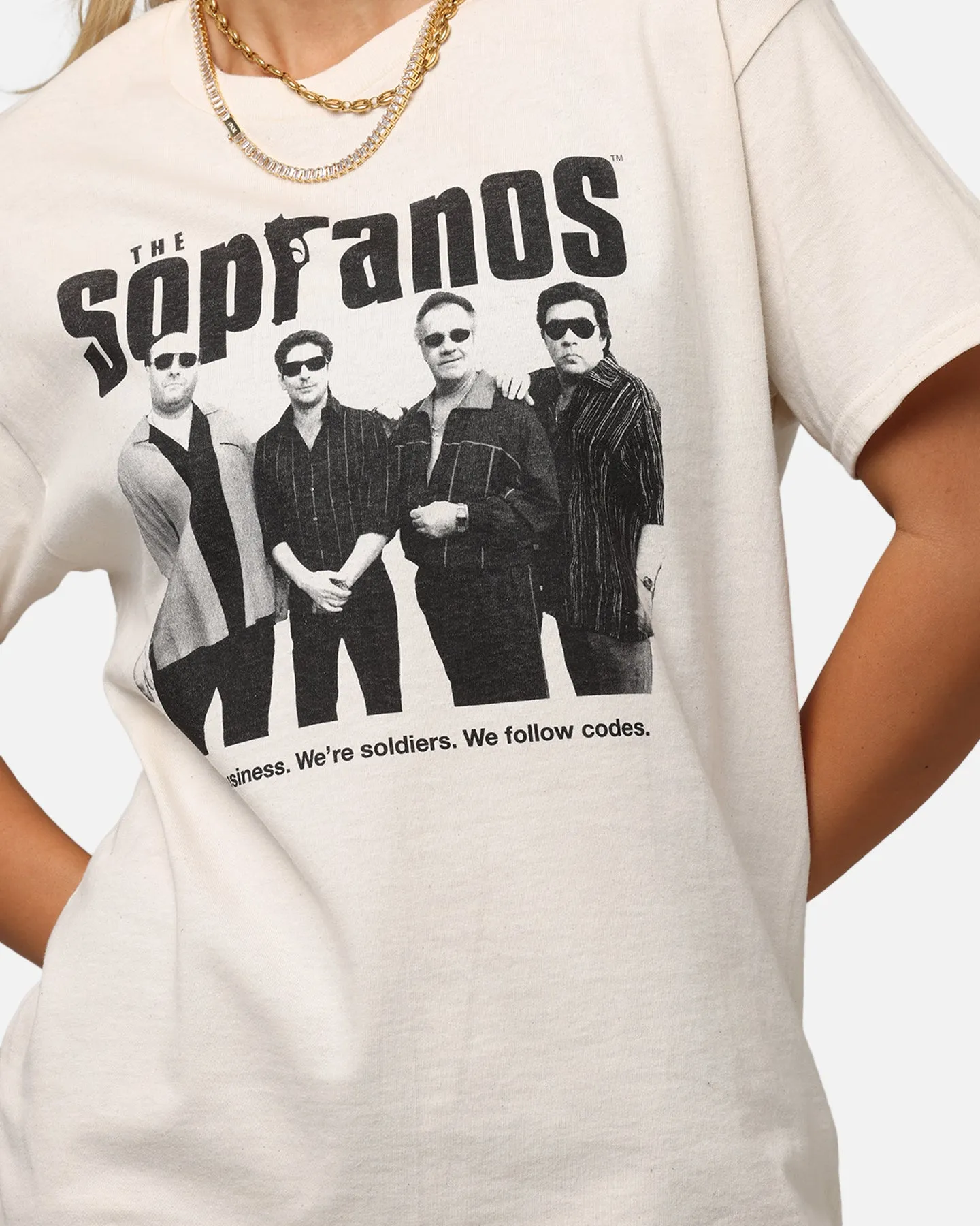 The Sopranos It's Business T-Shirt Off White