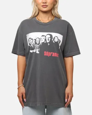 The Sopranos Post Established 1999 Vintage T-Shirt Faded Black