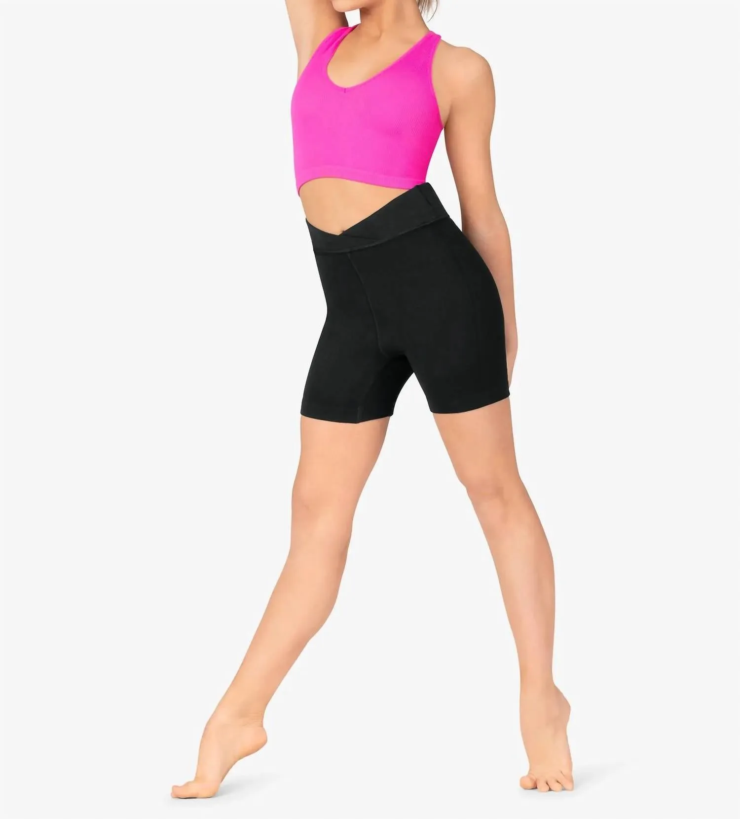 Throw Crossover Bike Short In Black