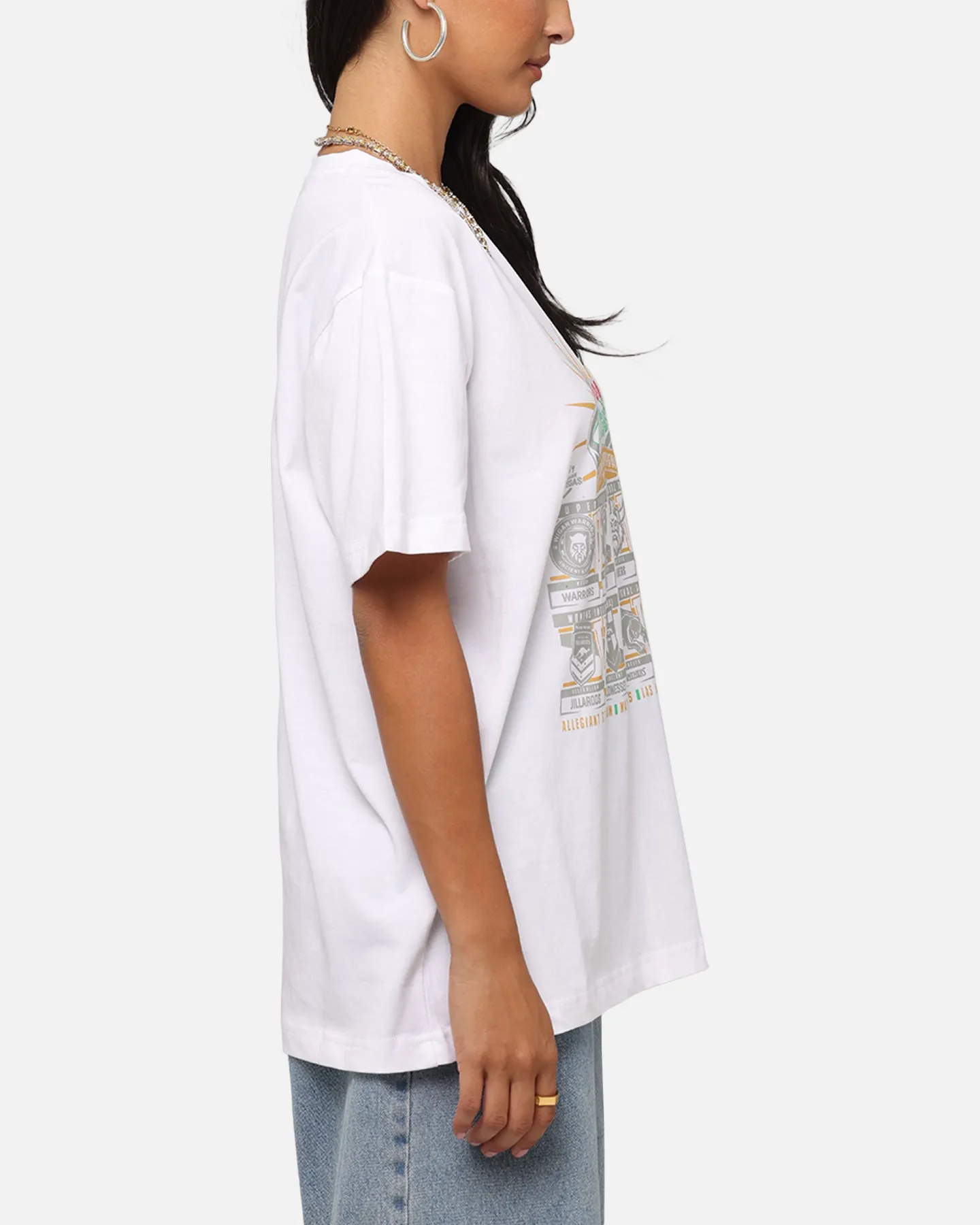 Tidwell NRL 2025 Las Vegas Round Sign T-Shirt White