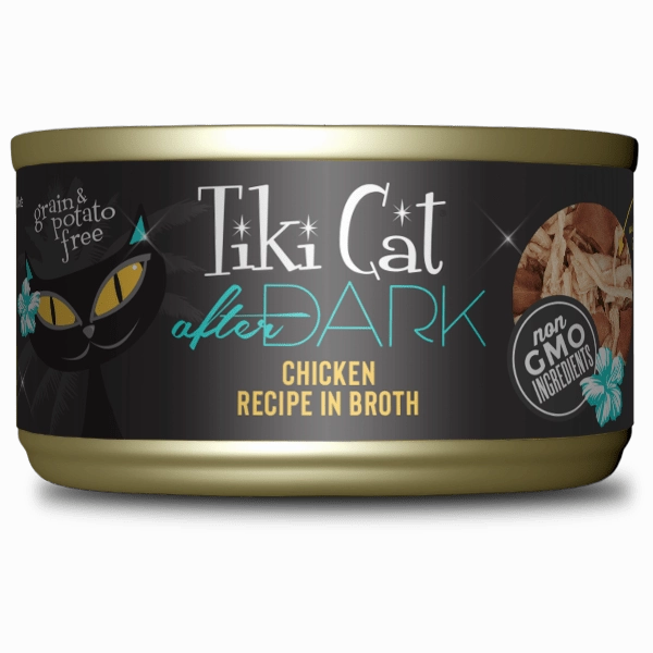 Tiki Cat After Dark Chicken Recipe Canned Cat Food, 2.8oz