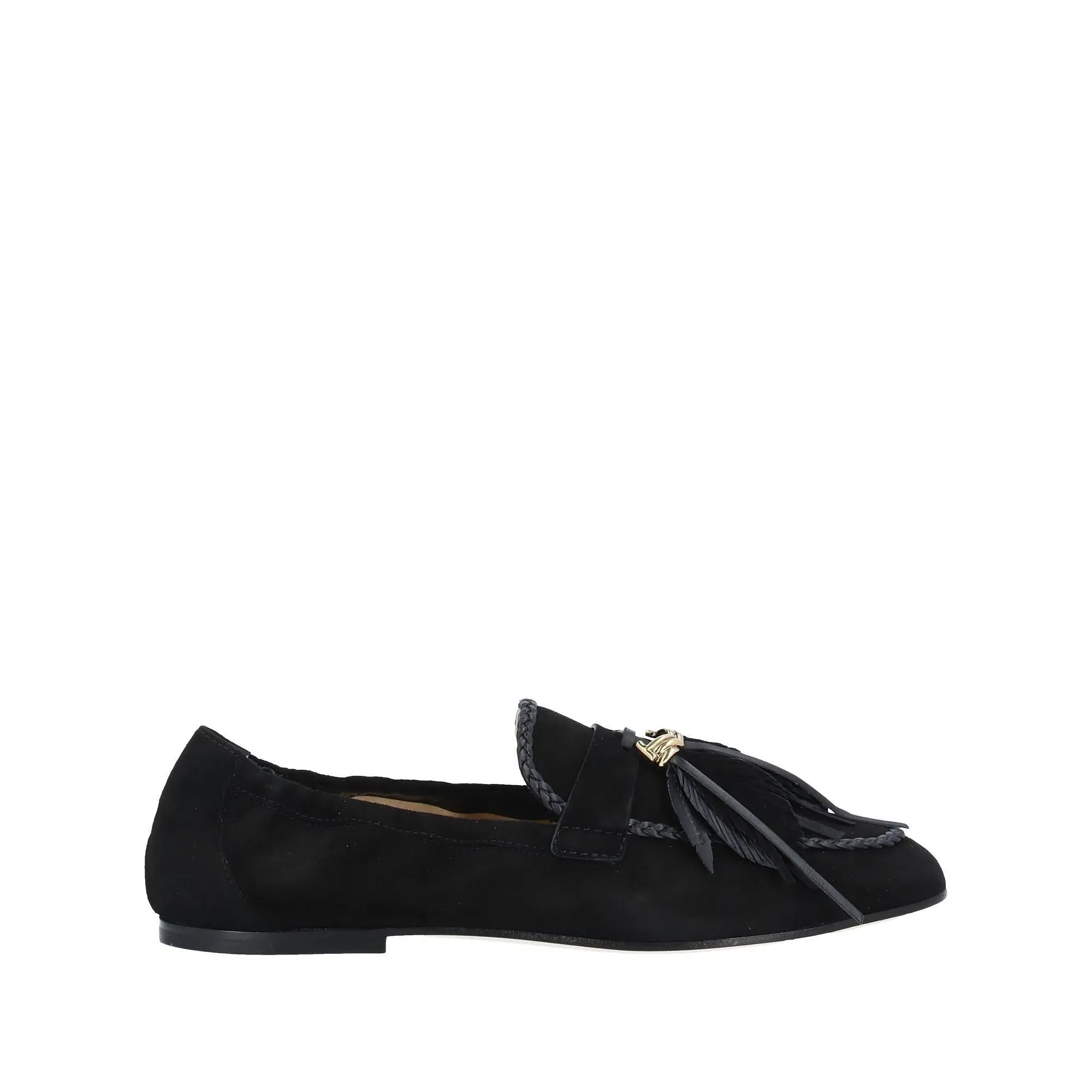 Tod's Tassel Design Suede Loafers