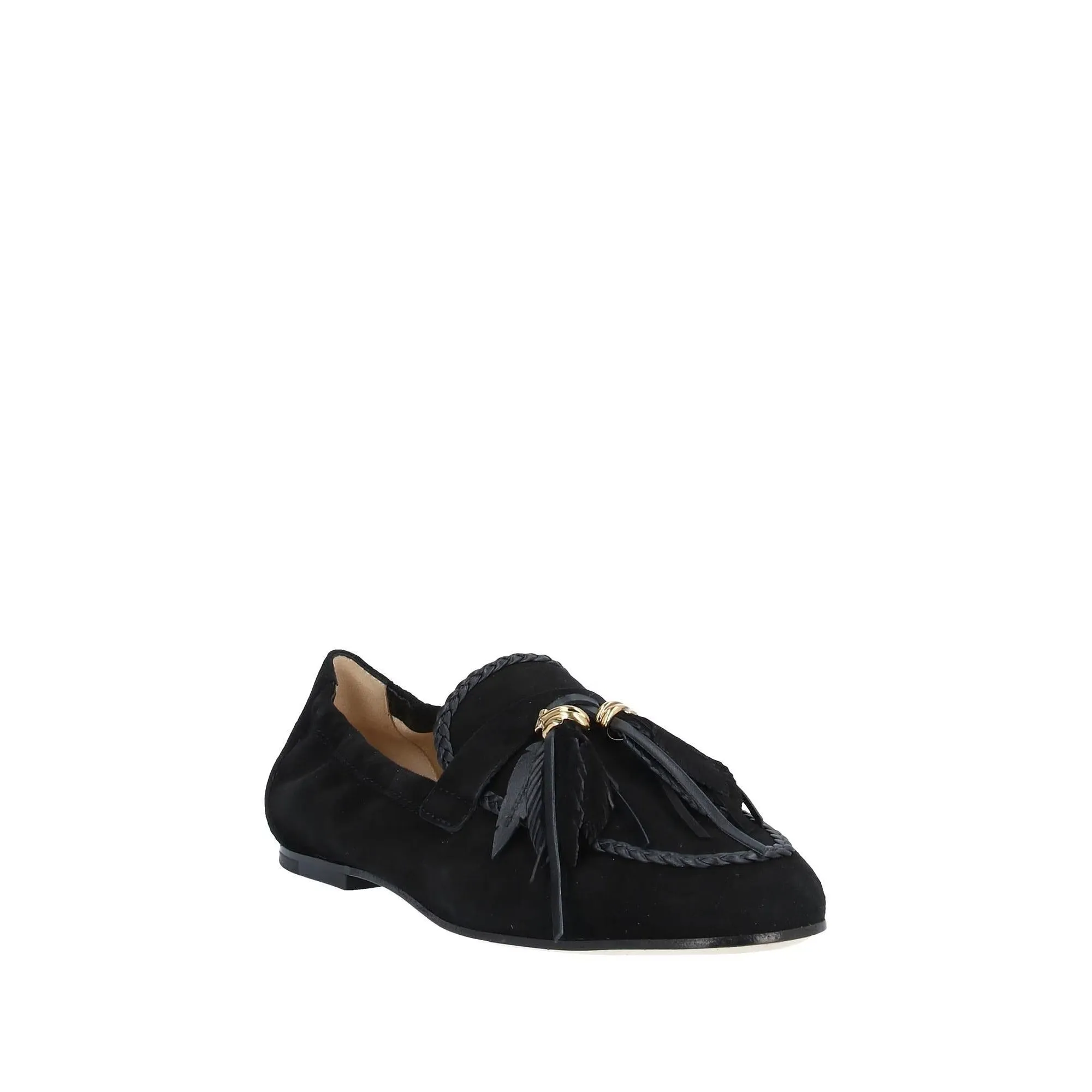 Tod's Tassel Design Suede Loafers